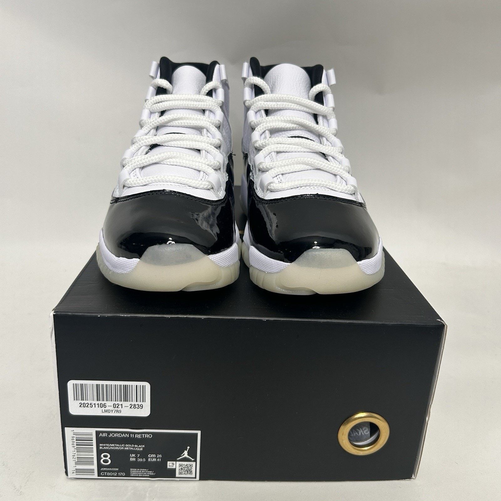 Jordan Brand Nike Air Jordan 11 Retro High “Gratitude/DMP” Size US 8 / EU 41 - 2 Thumbnail