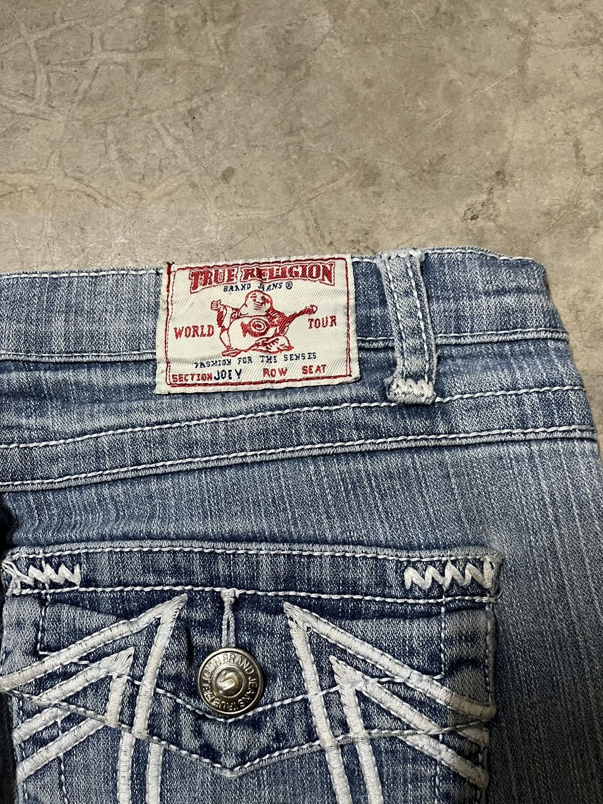 True Religion Vintage True religion faded blue section Joey low rise denim Size US 30 / EU 46 - 4 Thumbnail