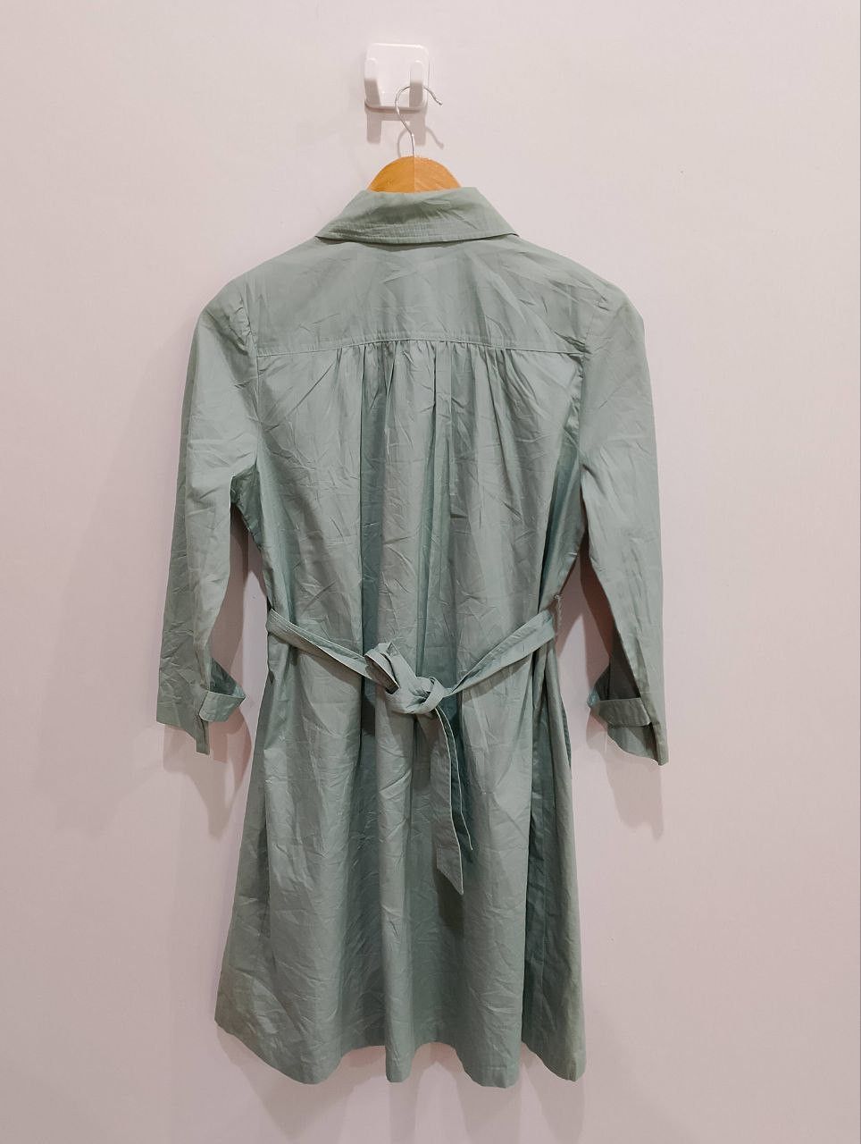 Japanese Brand Vintage Japanese Designer Checkered Light Trench Coats Size L / US 10 / IT 46 - 2 Thumbnail