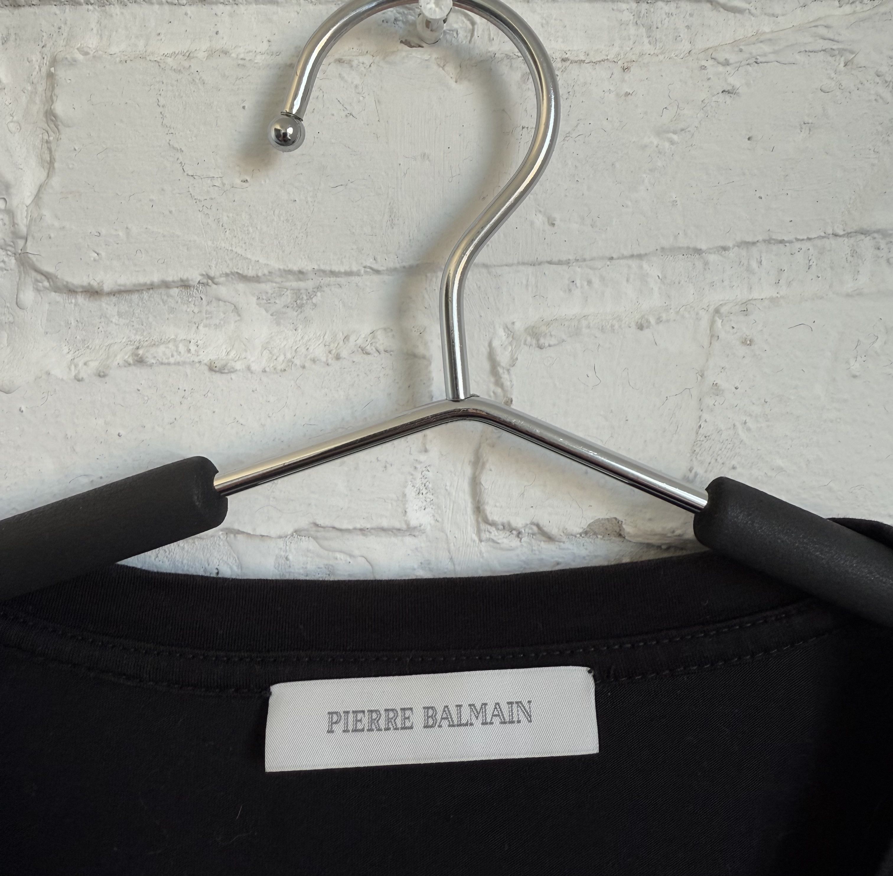 Pierre Balmain Pierre Balmain embroidered logo black t-shirt Size US L / EU 52-54 / 3 - 2 Thumbnail