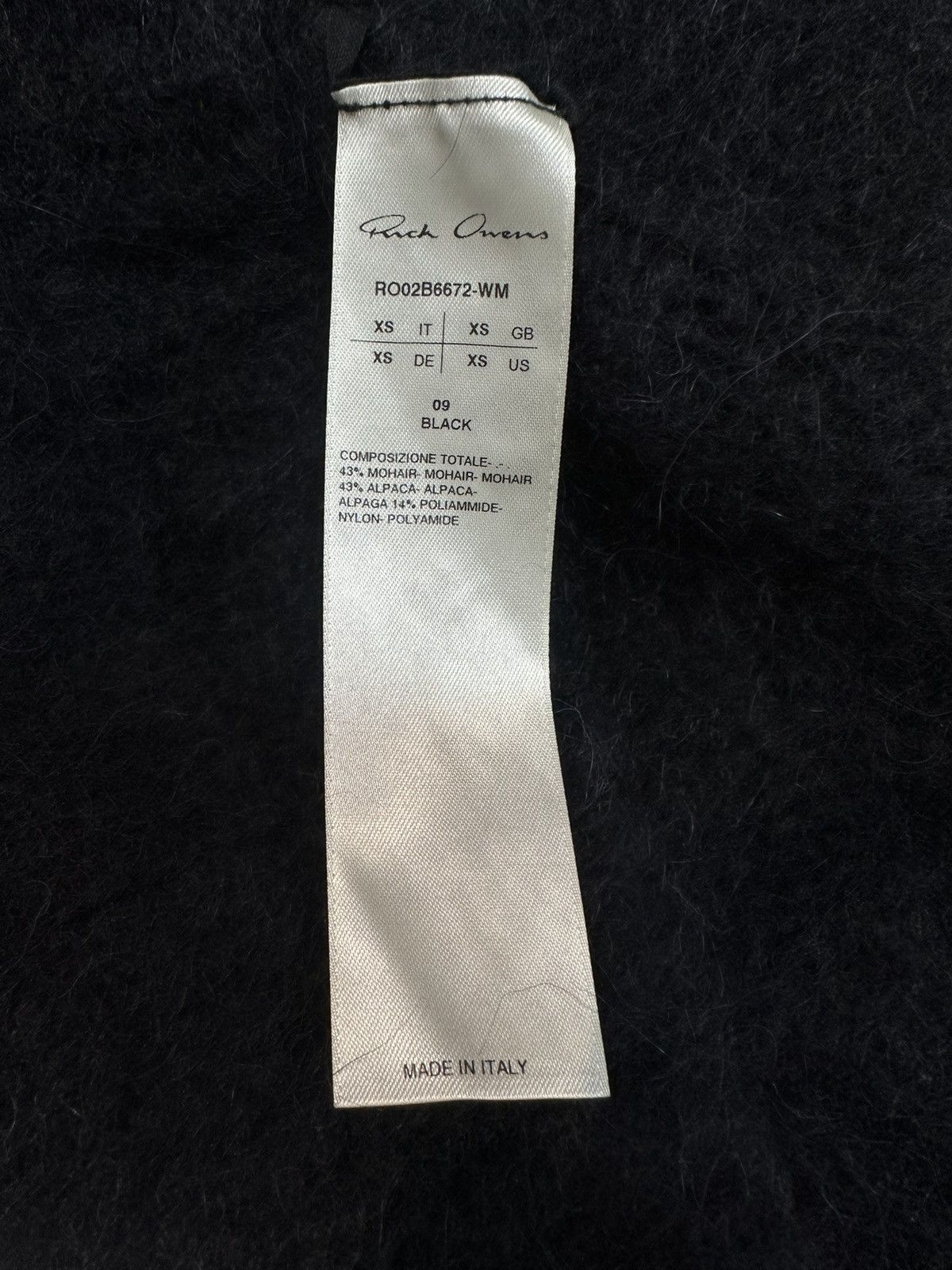 Rick Owens Rick Owens Knit mock neck Size US XS / EU 42 / 0 - 4 Thumbnail