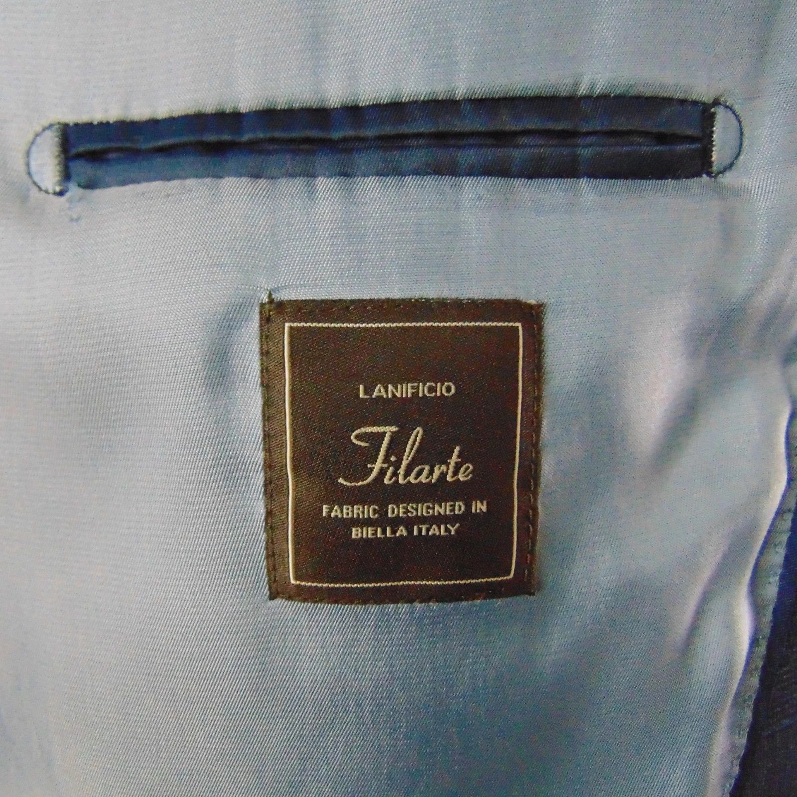 Other Paul Betenly Blue Plaid Blazer 46 Two Button Size 46R - 5 Thumbnail