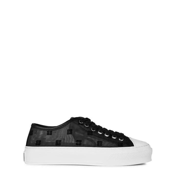 Givenchy o1loc1c0724 Mesh City Sneakers in Black Size US 6 / IT 36 - 1 Thumbnail
