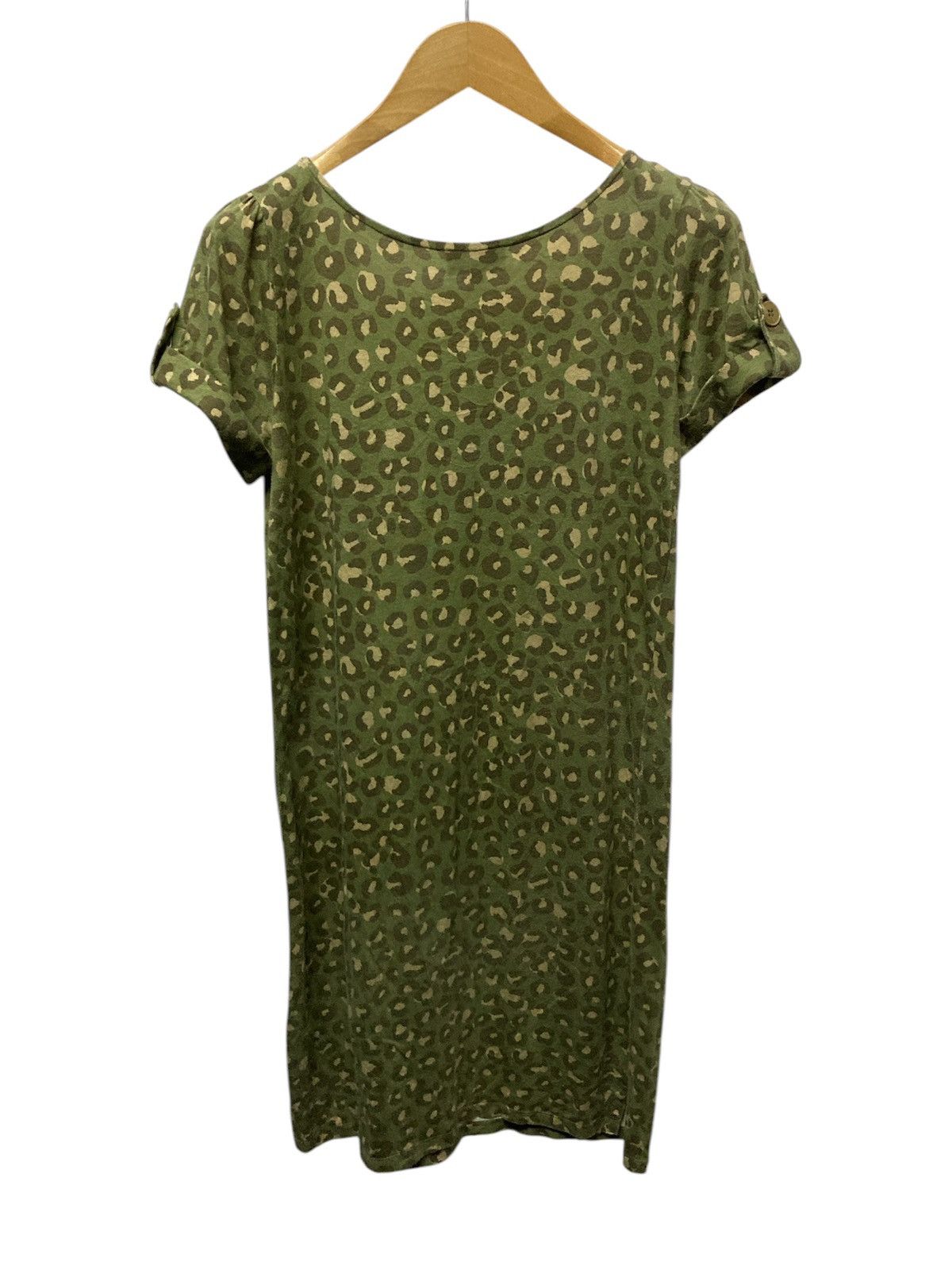 A.P.C. × Japanese Brand APC Green Leopard Dress Size M / US 6-8 / IT 42-44 - 3 Thumbnail