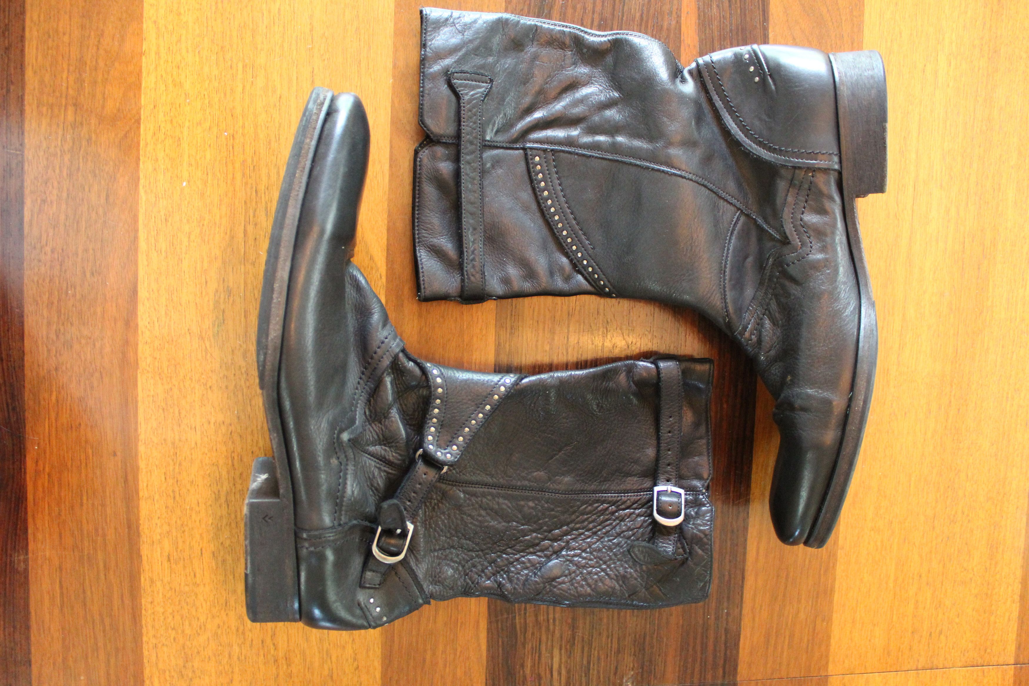 John Varvatos Varvatos Style 1029 – Made in Italy Studded Equestrian Boot Size US 11 / EU 44 - 2 Thumbnail