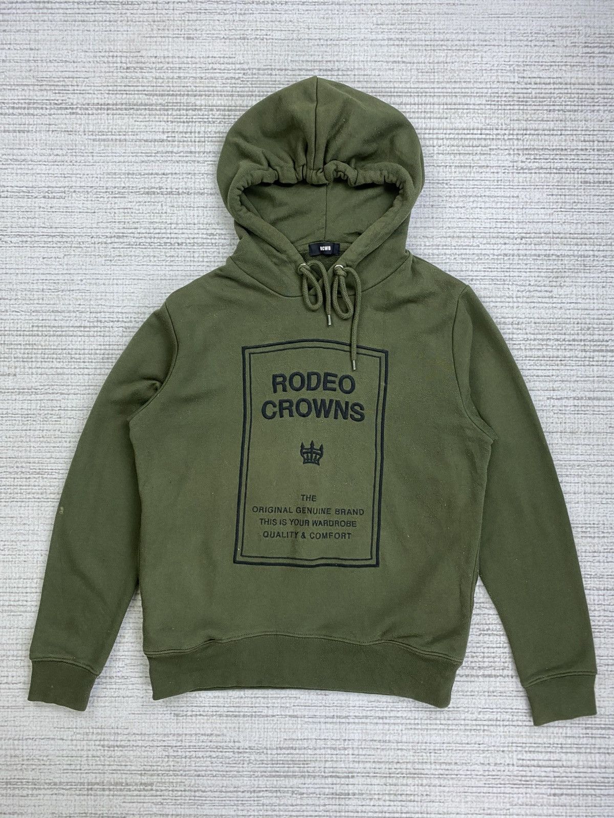 Japanese Brand × Vintage Vintage Rodeo Crown Spellout Hoodie Japanese Brand Size US M / EU 48-50 / 2 - 1 Thumbnail