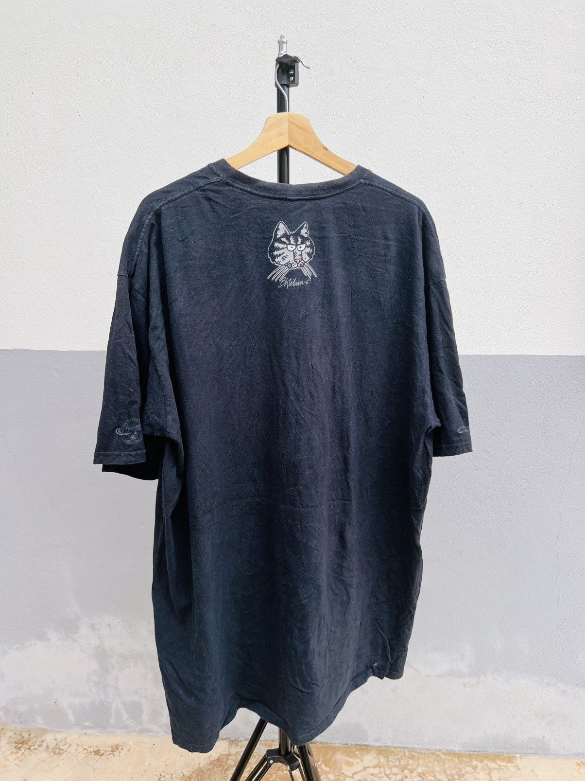 Vintage Vintage Crazy Shirts Bad Cat Oversized Tshirt Size US XXL / EU 58 / 5 - 3 Thumbnail