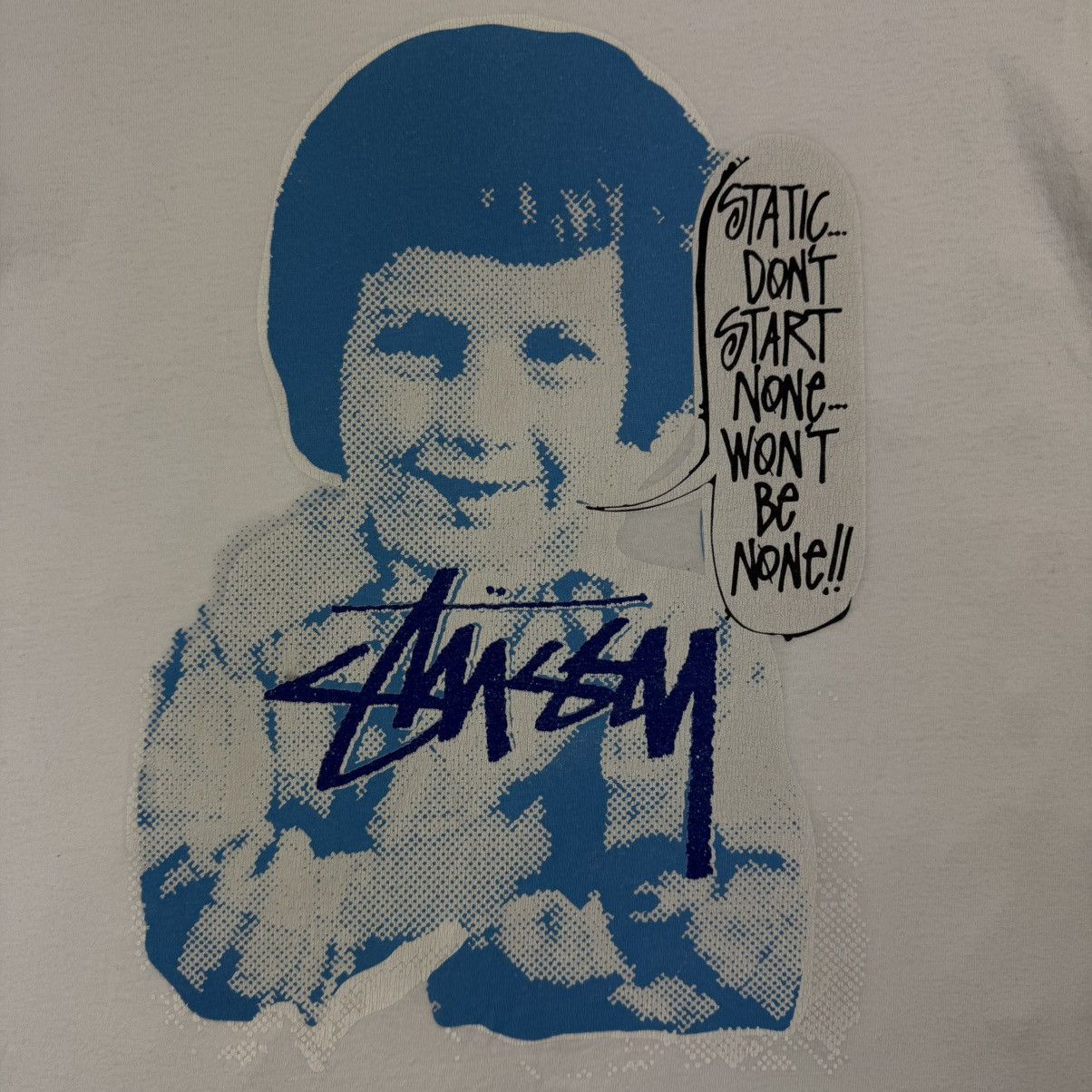 Stussy Vintage Stussy Static Child Photo T-shirt Size US M / EU 48-50 / 2 - 6 Thumbnail