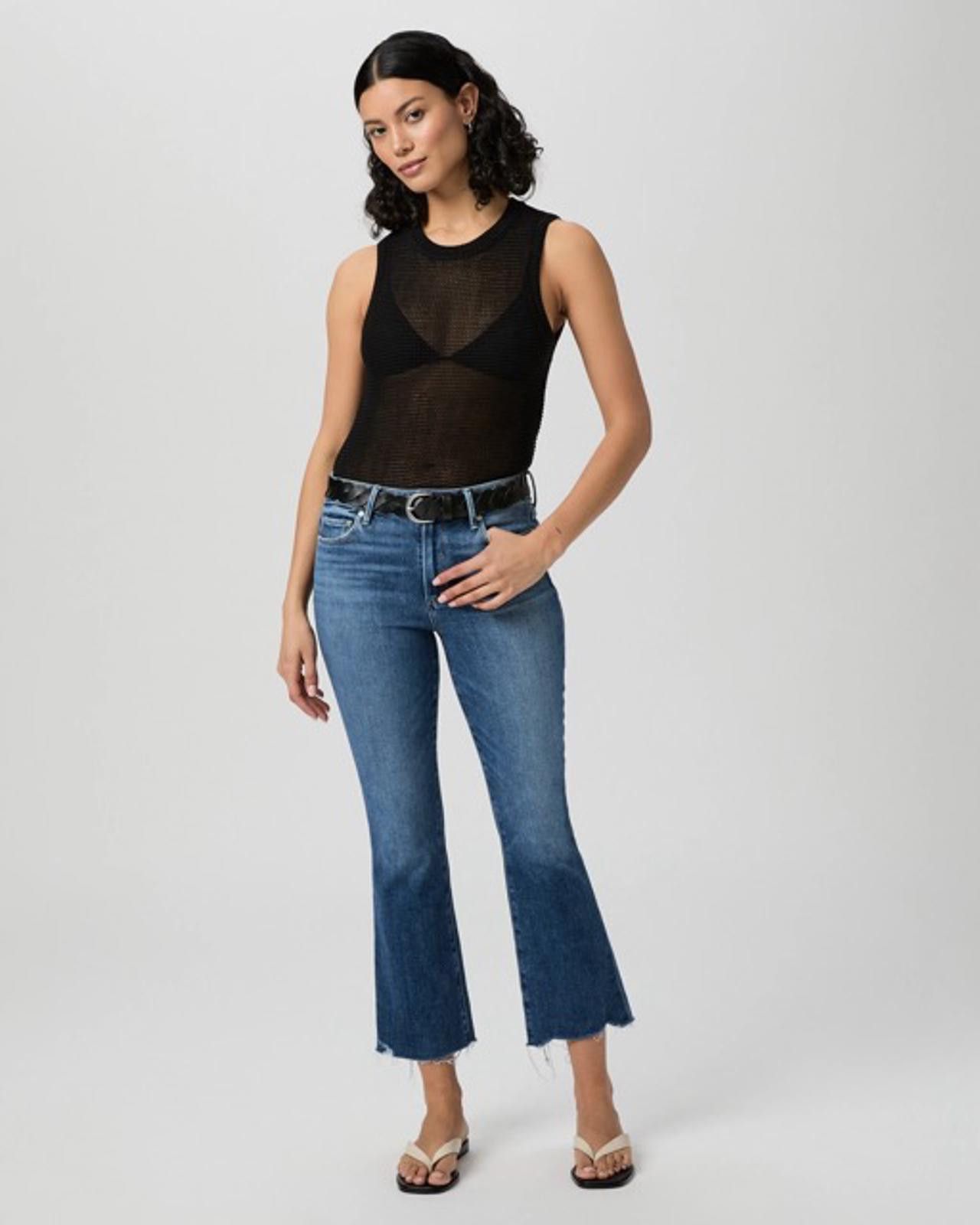 Paige NWOT PAIGE Colette Crop Flare Premium Denim Jean - 31 Size 31" - 1 Thumbnail