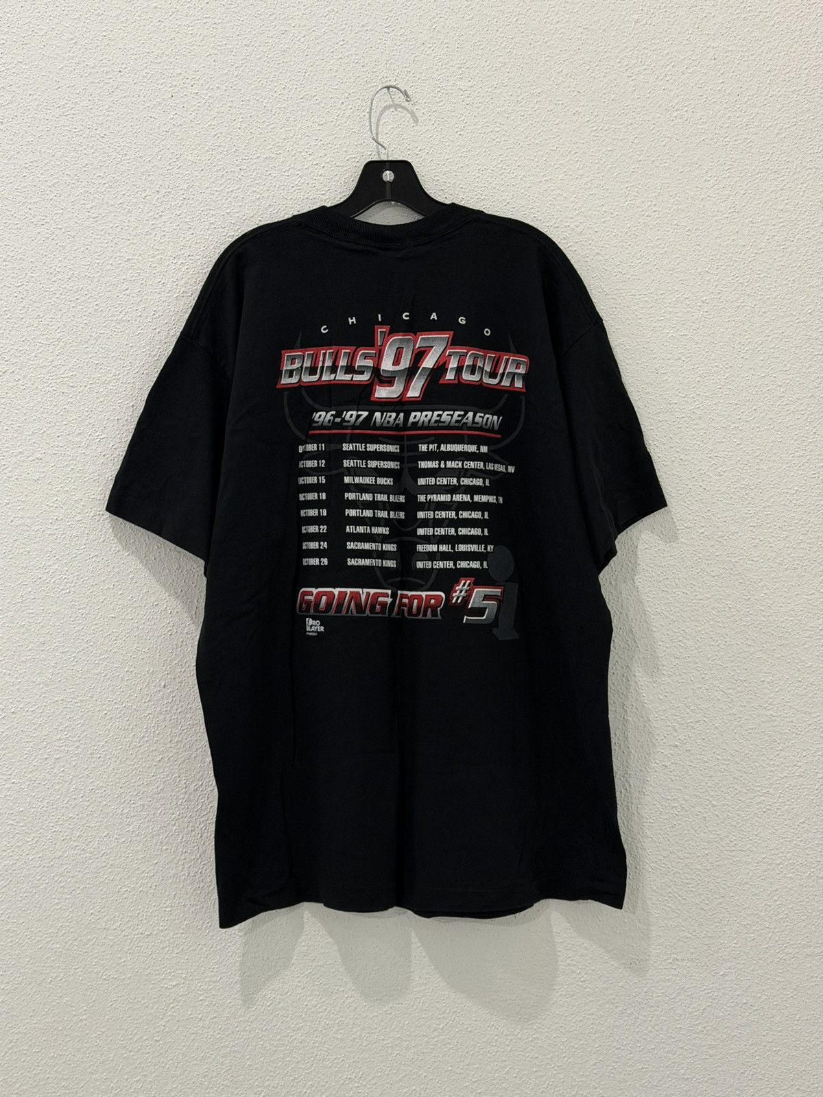 Other Vintage 90s CHICAGO BULLS 1997 NBA Finals Tour Pro Player XL Size US XL / EU 56 / 4 - 3 Thumbnail