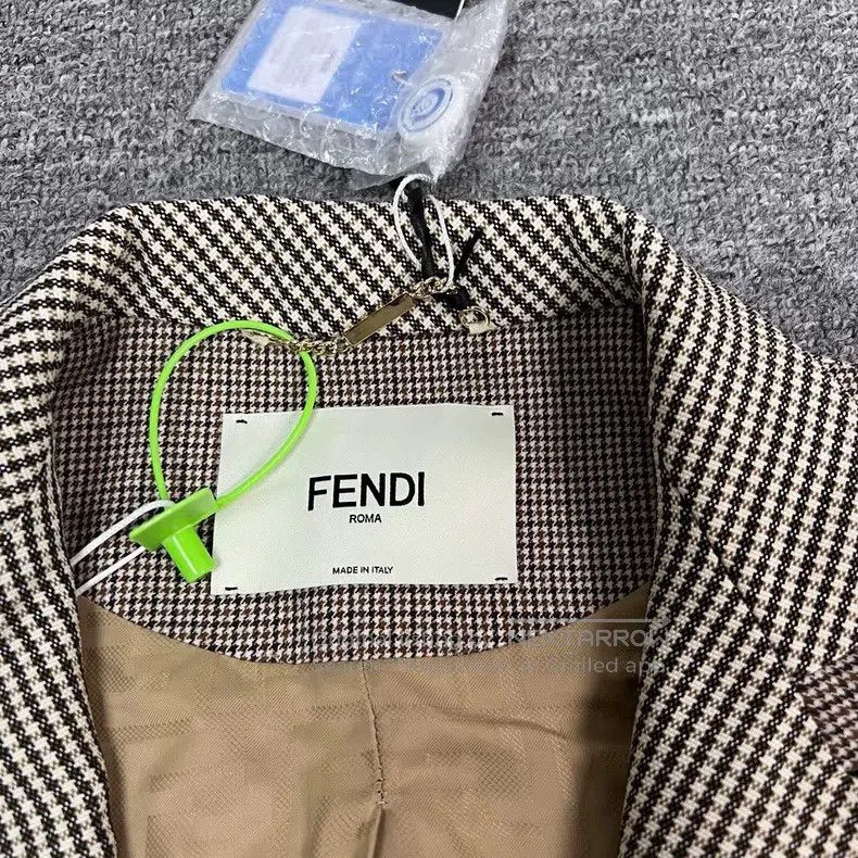 Fendi Fendi 22FW houndstooth short jacket Size XS / US 0-2 / IT 36-38 - 5 Thumbnail