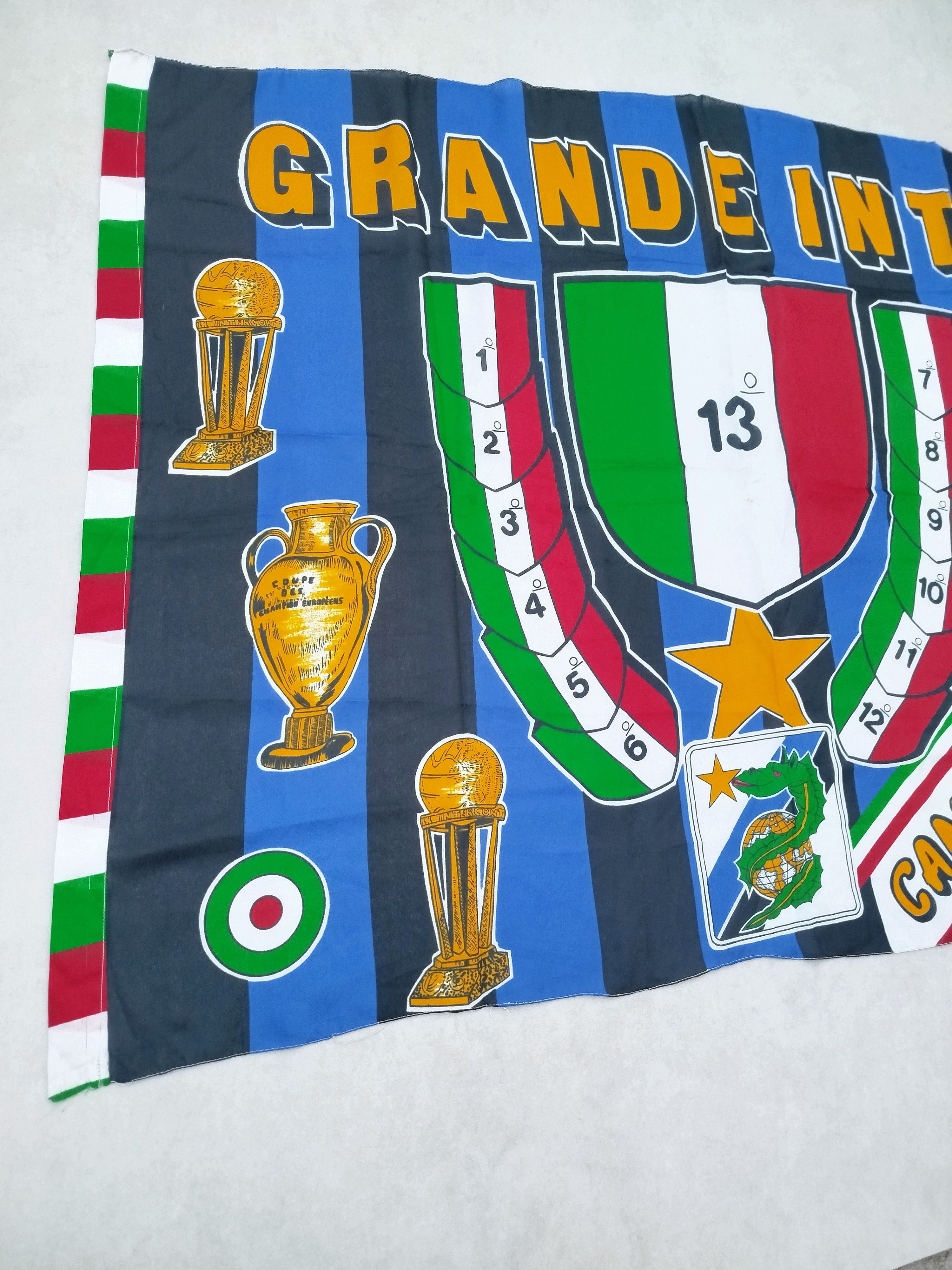 Other Inter milan vintage flag soccer flag Size ONE SIZE - 3 Thumbnail