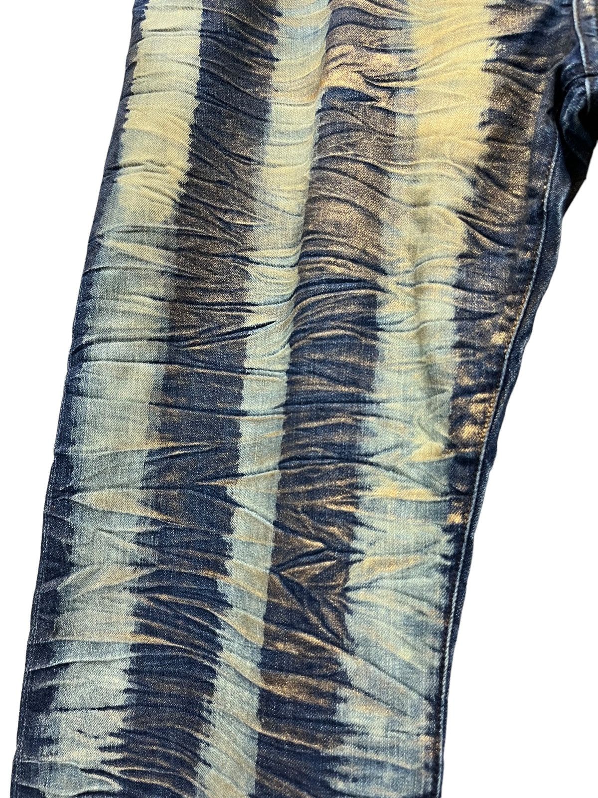 Asspizza × Robins Jeans 42”🔥RARE ROBIN’S JEANS FYE DESIGN Long Flap Studded Striped Size US 42 / EU 58 - 8 Thumbnail