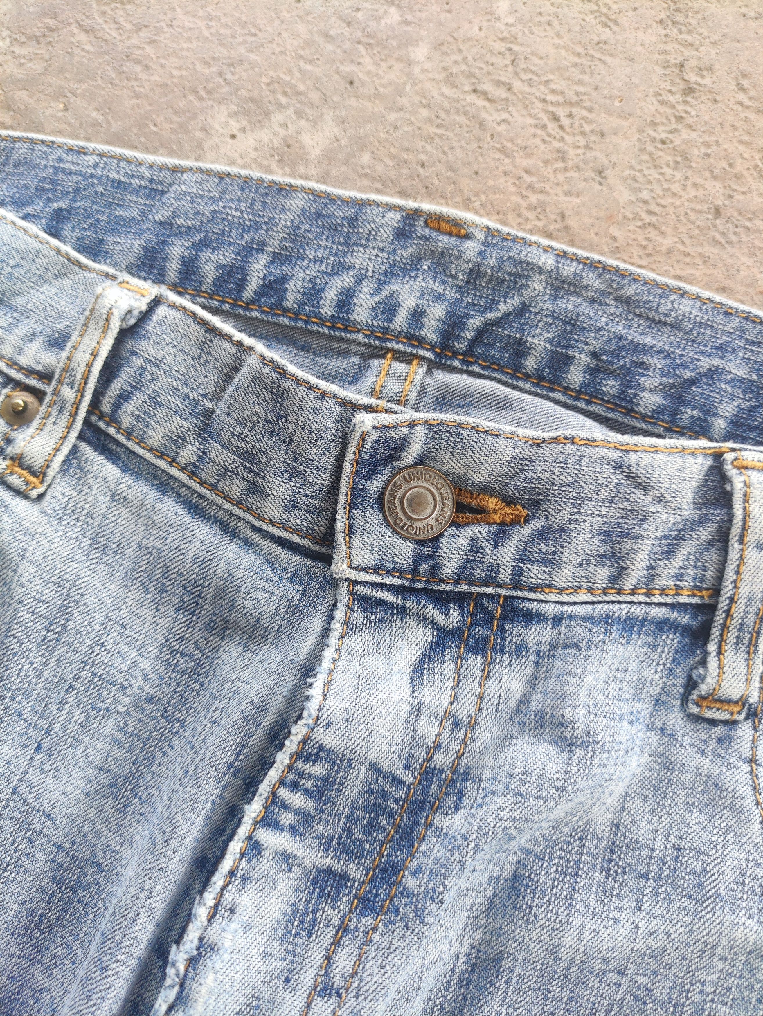 Japanese Brand Vintage Japanese Brand Baggy Denim Faded Pants Size US 35 - 5 Thumbnail