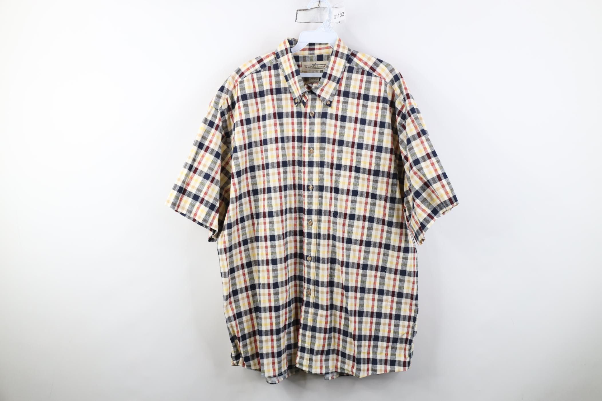 Vintage Vintage 90s Streetwear Short Sleeve Collared Button Shirt Size US XL / EU 56 / 4 - 1 Thumbnail