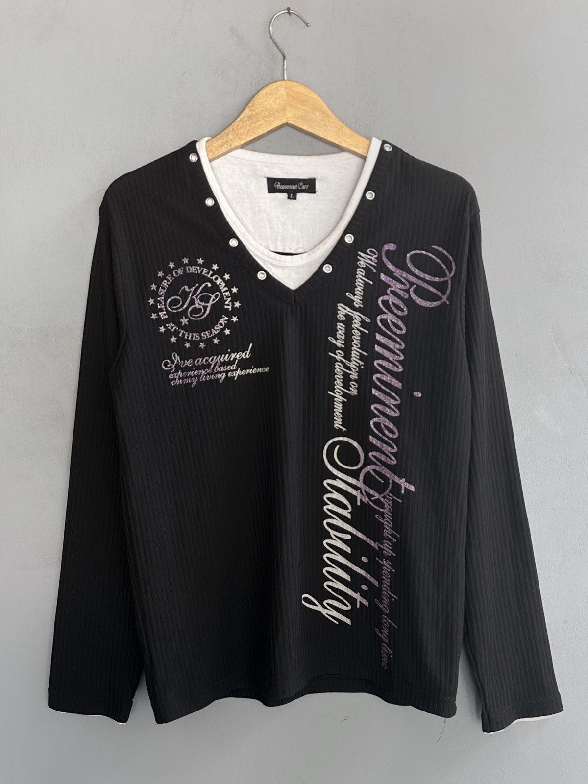 Japanese Brand Japanese Beaumontcarr Poem Long Sleeve ifsix lgb style Size US M / EU 48-50 / 2 - 1 Thumbnail