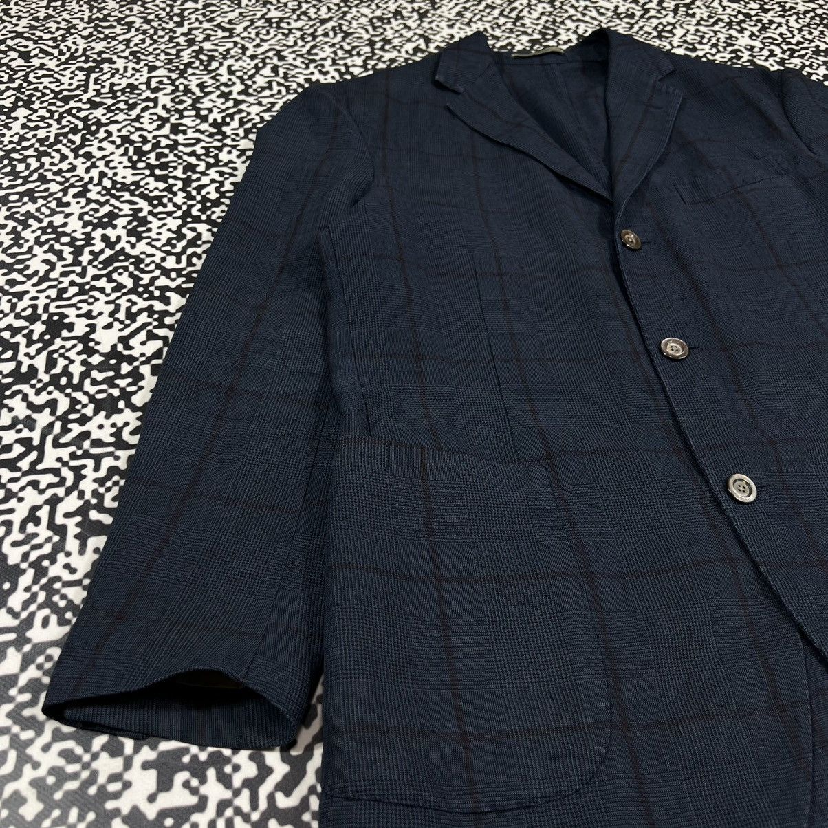 Boglioli BOGLIOLI K Jacket Linen Checked Blazer Luxury Casual Style Size 40R - 5 Thumbnail