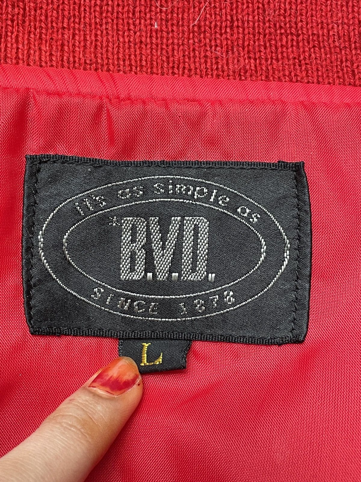 Vintage Vintage Brand BVD Varsity Jacket 2000s Size US L / EU 52-54 / 3 - 10 Thumbnail