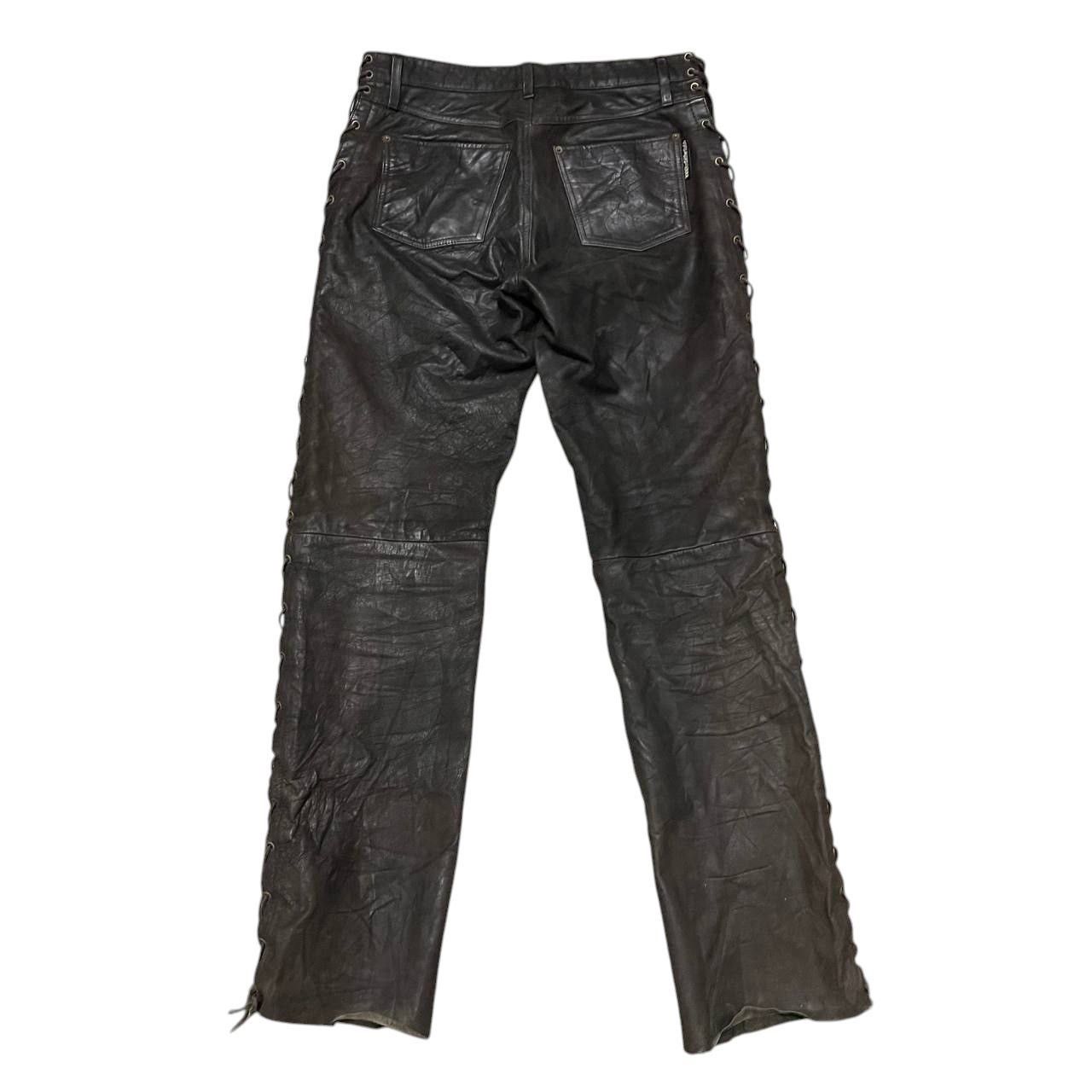 Leather Vintage Hard Leather Stuff Biker Pant Size US 34 / EU 50 - 12 Thumbnail