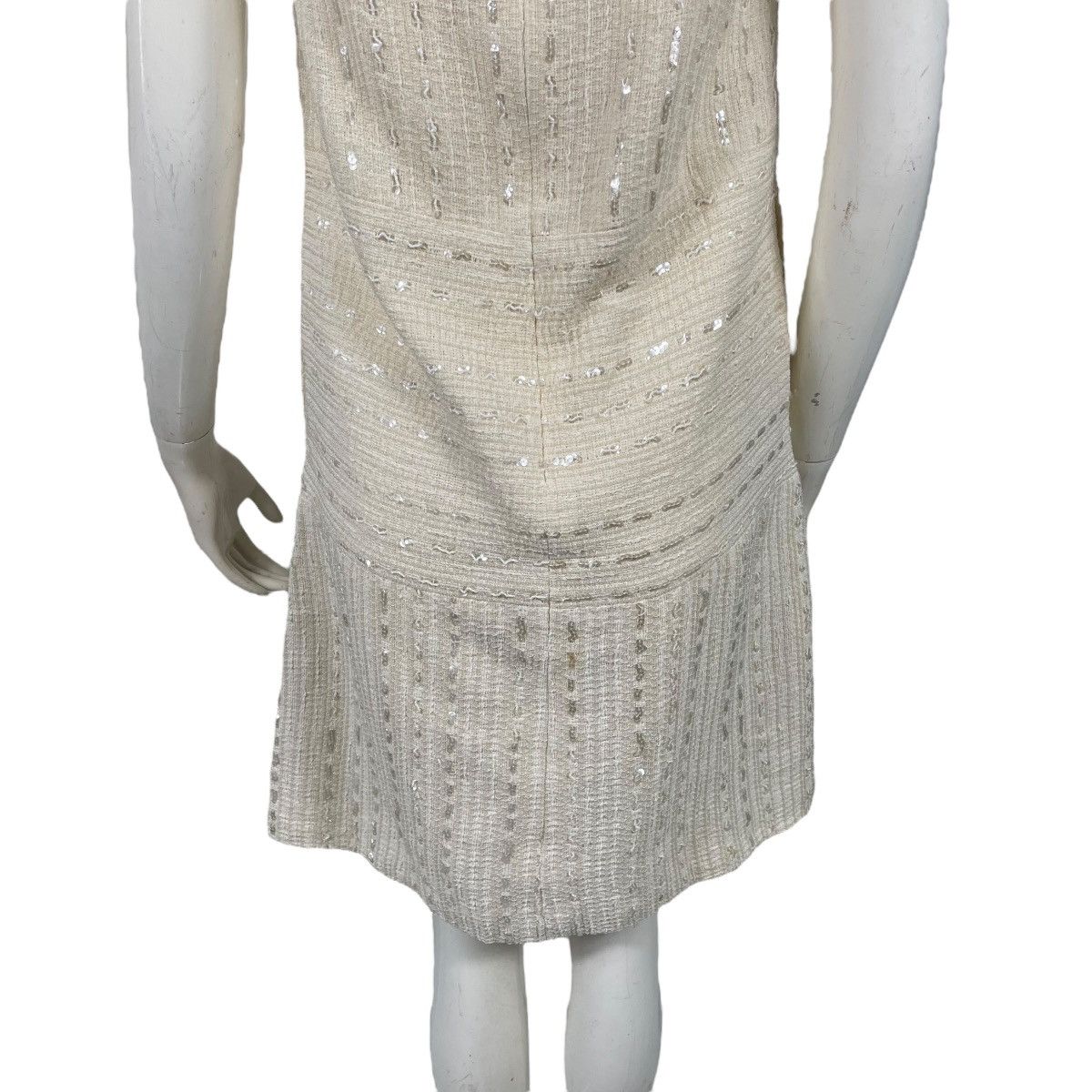 Chanel Vintage Chanel Identification Tweed Sequin One-Piece Dress Size XS / US 0-2 / IT 36-38 - 8 Thumbnail
