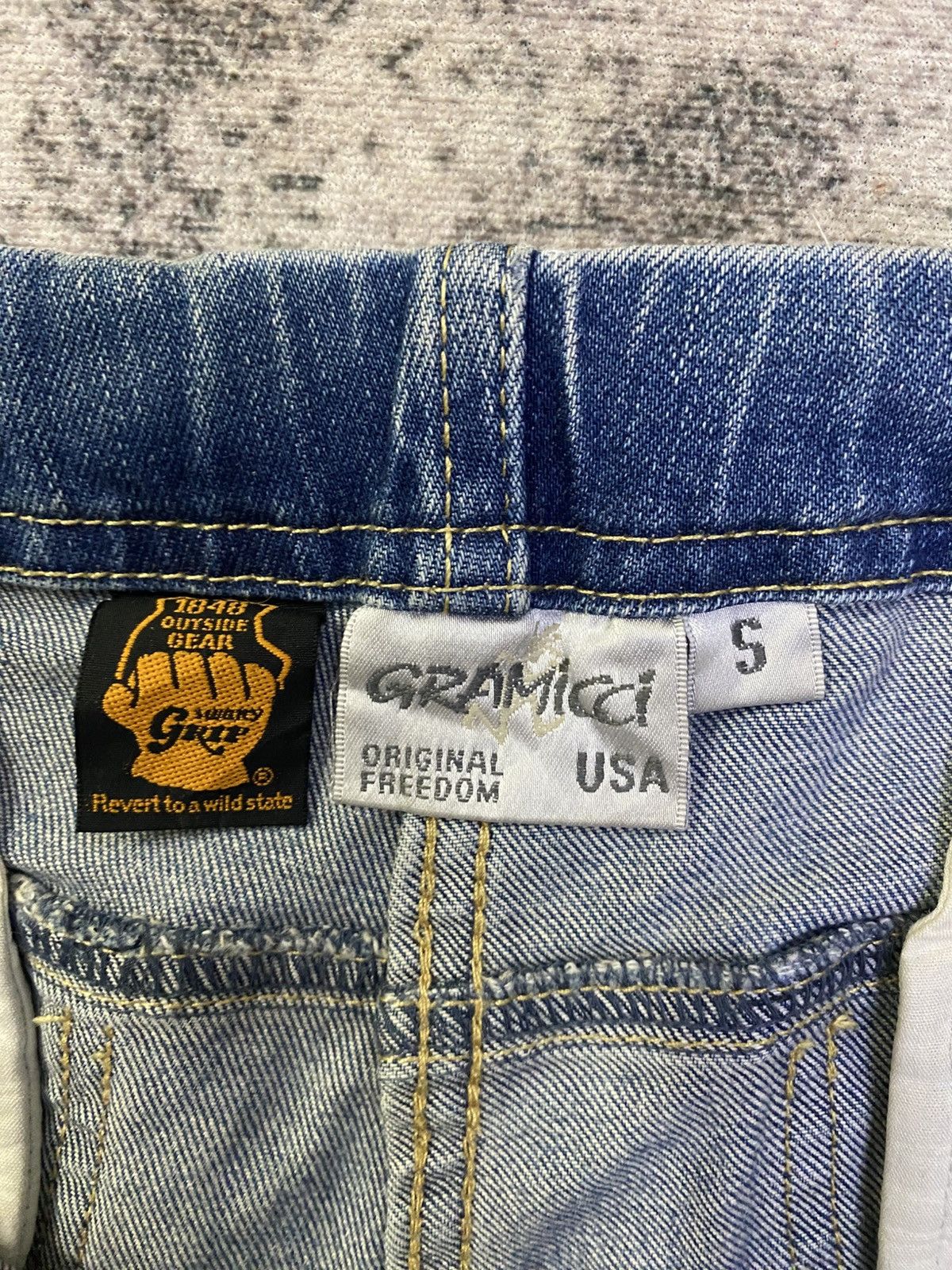 Gramicci × Vintage Rare Vintage Gramicci Distressed Denim Size US 31 - 8 Thumbnail