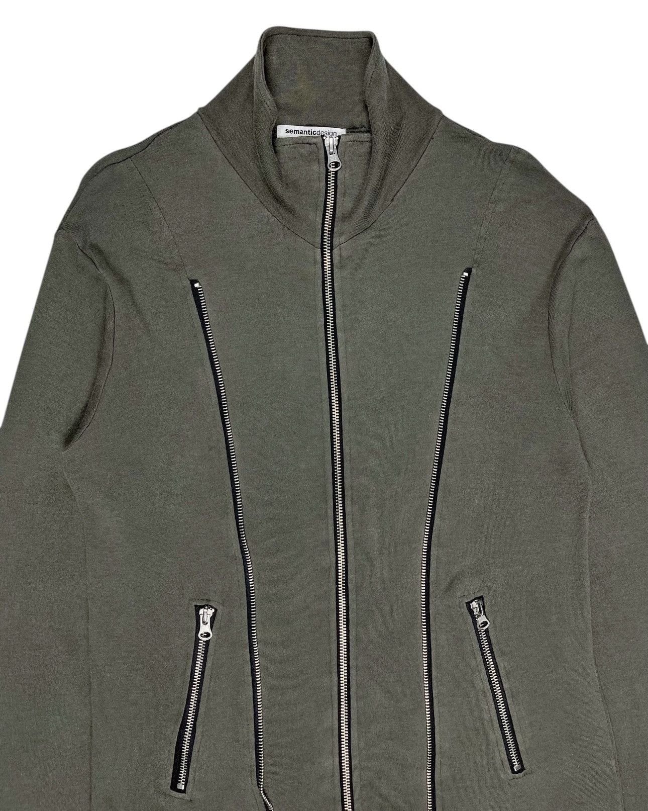 Le Grande Bleu (L.G.B.) 2000s Semantic Design Asymentrical Zip Jacket Size US S / EU 44-46 / 1 - 2 Thumbnail