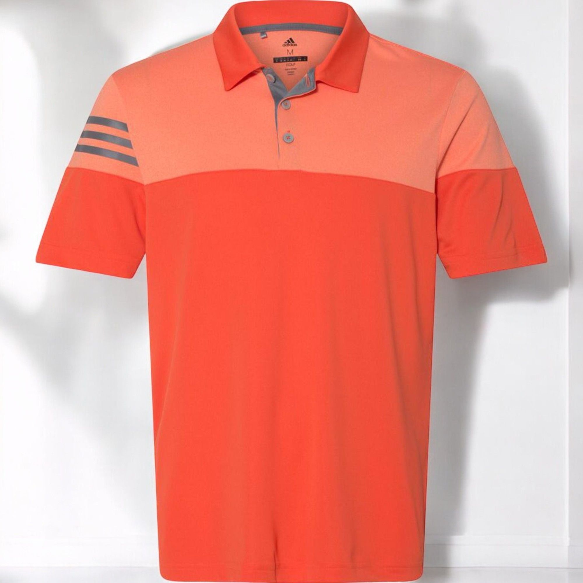 Adidas Adidas Two Tone Orange Golf Polo Shirt NEW XL Size US XL / EU 56 / 4 - 3 Thumbnail