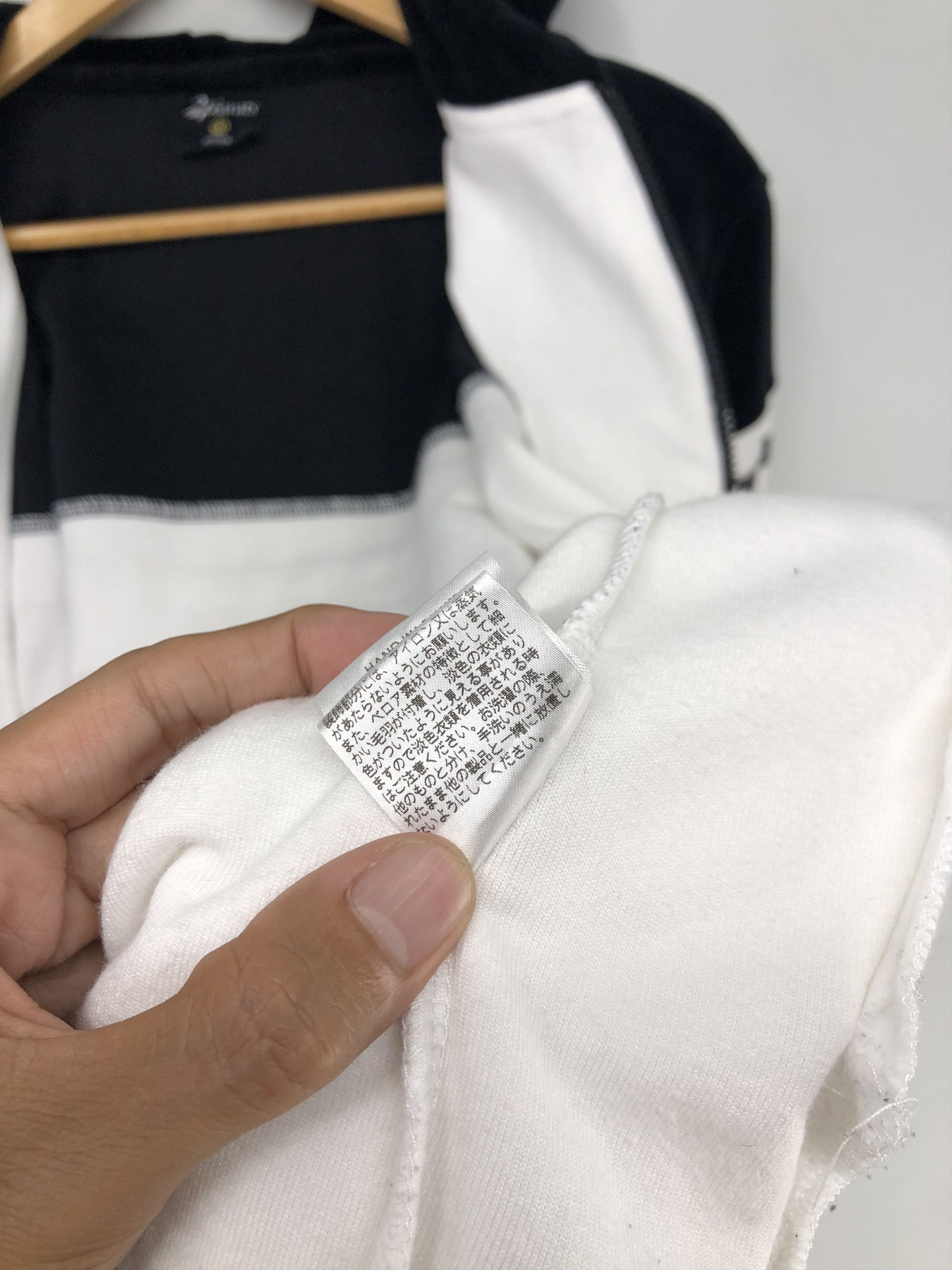 Japanese Brand 24karats Velour Full-Zip Track Jacket In Black And White Size US M / EU 48-50 / 2 - 20 Thumbnail