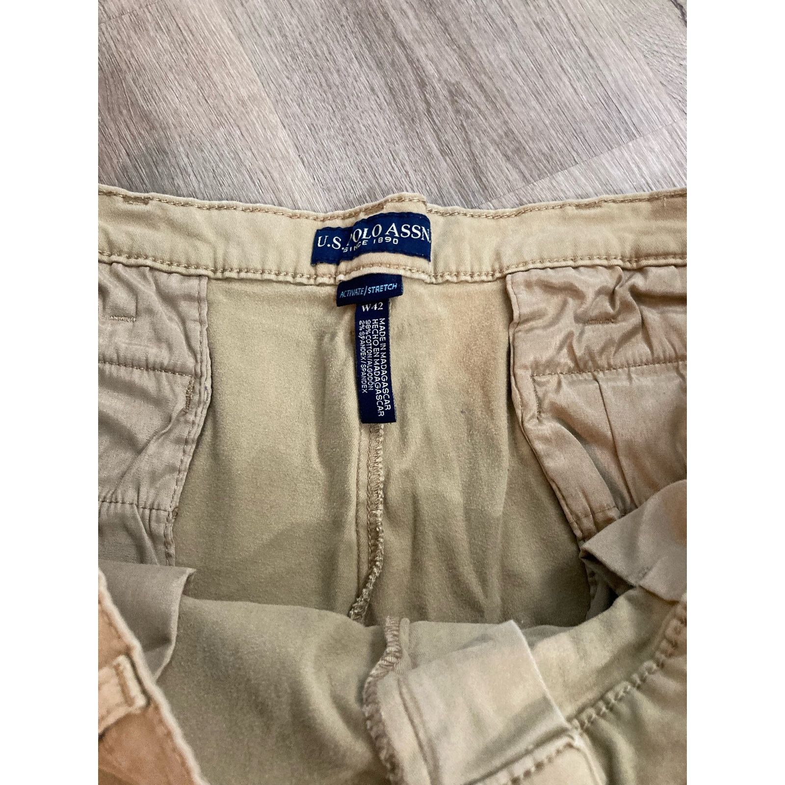 U.S. Polo Assn. U.S. Polo Assn. Men's Chino Shorts Stretch Classic Size 42 Size US 42 / EU 58 - 3 Thumbnail