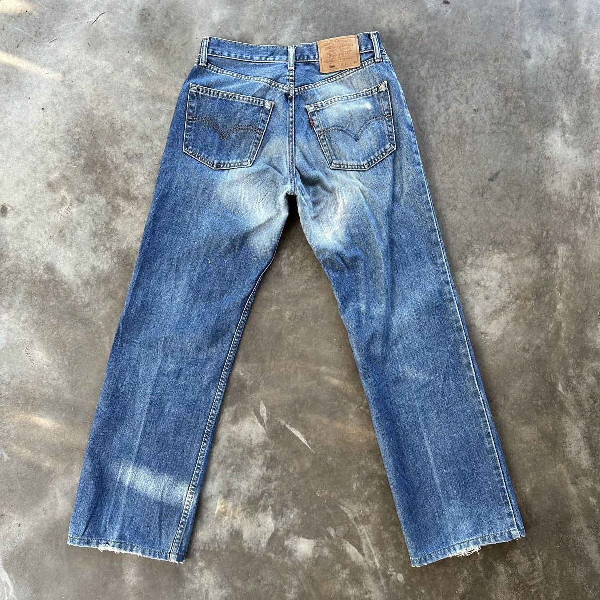 Levi's Vintage Levi’s 506 Faded Distressed Denim Jean Pant W30 Size US 30 / EU 46 - 10 Thumbnail