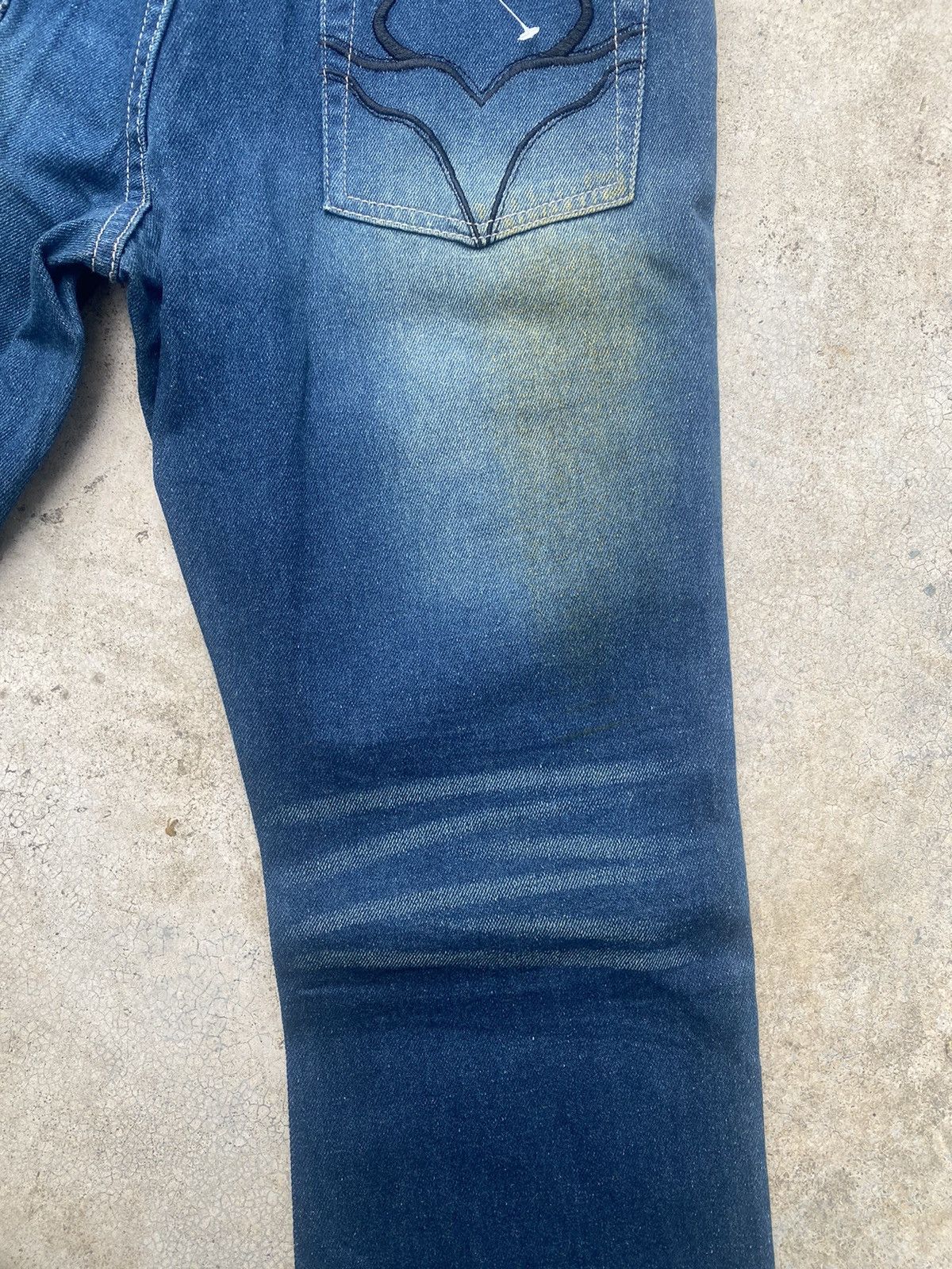 If Six Was Nine × Japanese Brand Flare Jeans Dal Fellow Distressed Patch work Size US 31 - 21 Thumbnail
