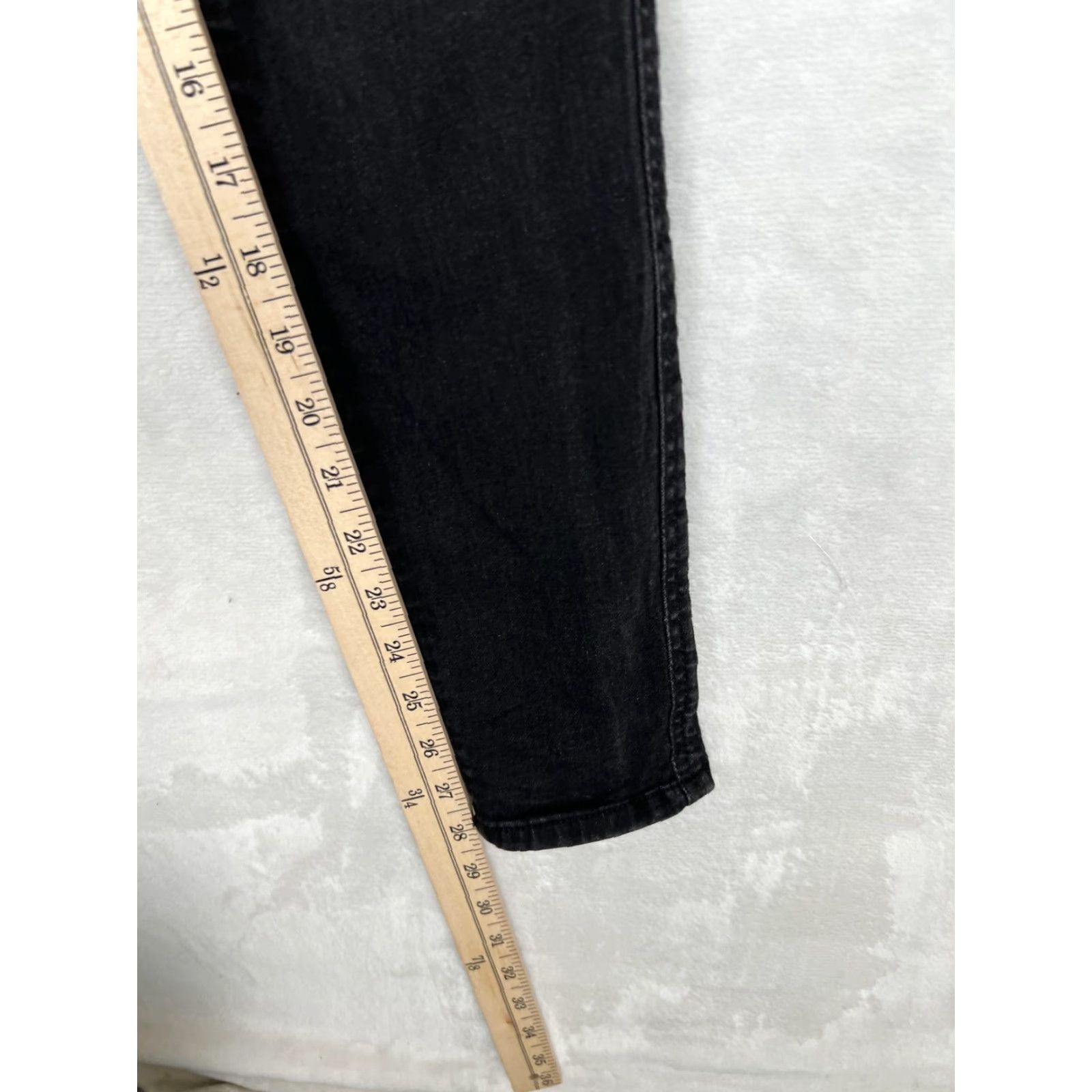 Denime Kuhl Jeans Womens 10 Black Dark Wash Slim Fit Skinny Stretch Denim Pants Casual Size 32" / US 10 / IT 46 - 5 Thumbnail