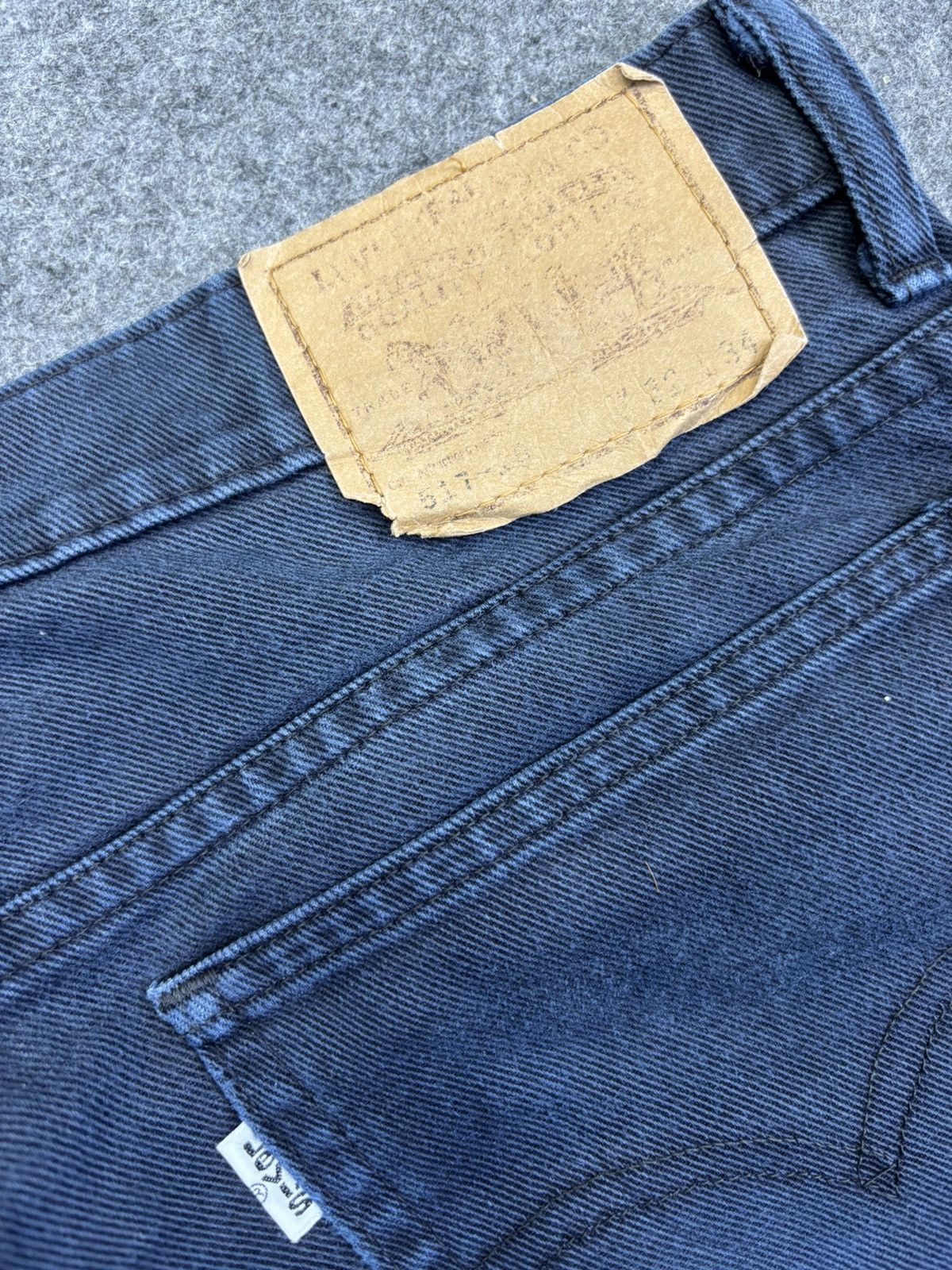 Levi's 💥Flare💥Vintage 90s Levis 517 Black Wash Denim F868 Size US 32 / EU 48 - 12 Thumbnail