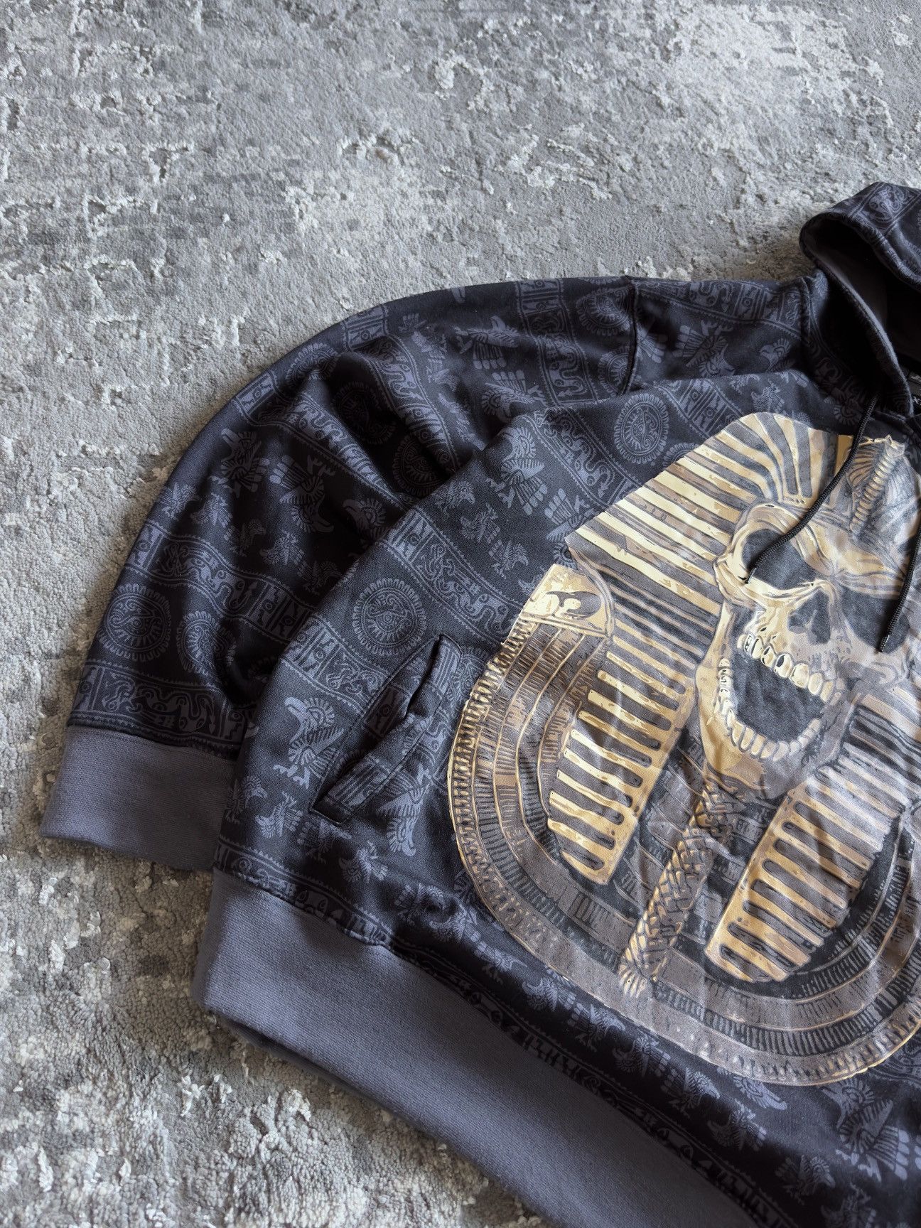 No Fear Vintage 90’s No Fear Skull Pharaoh Hoodie rare Size US L / EU 52-54 / 3 - 3 Thumbnail