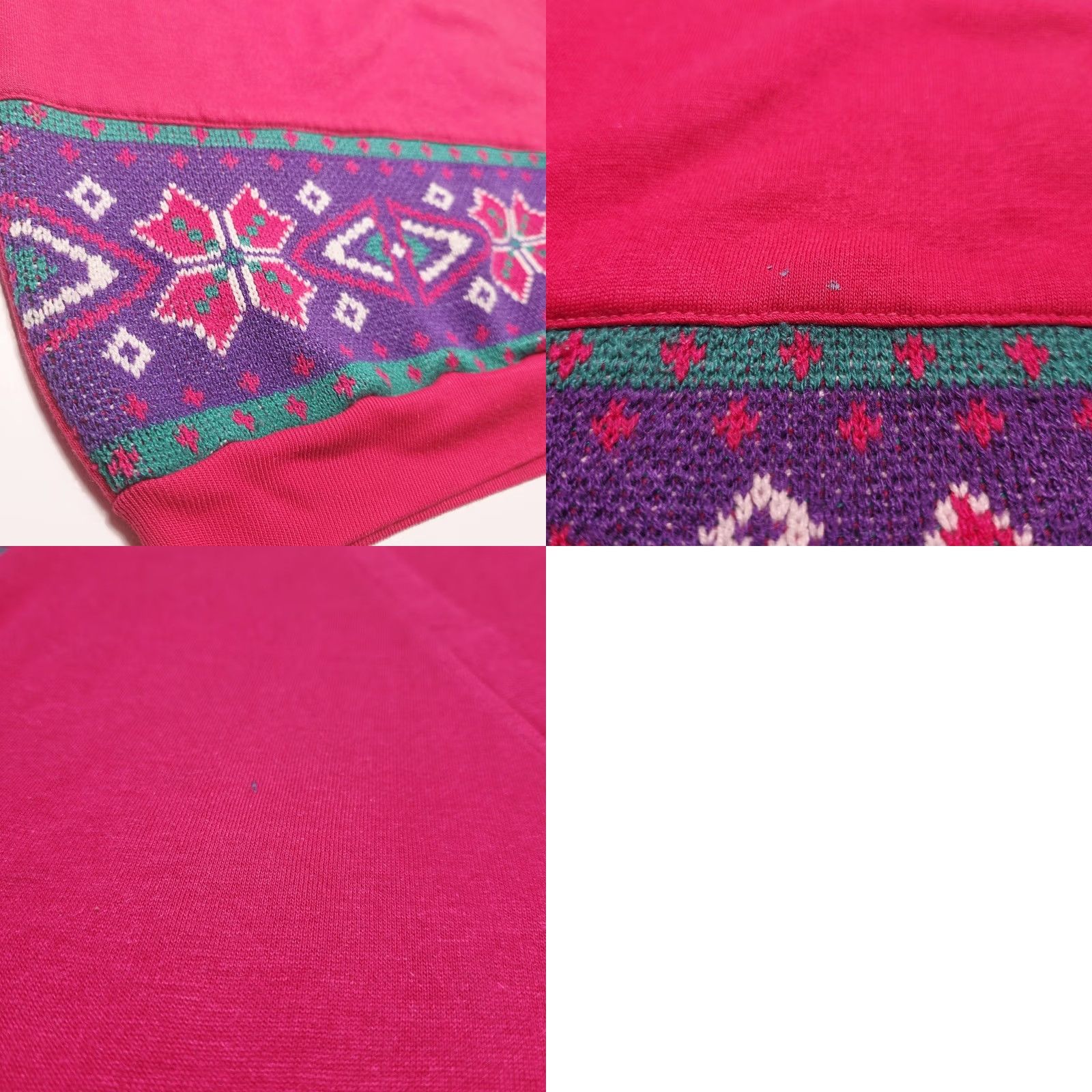 CO VINTAGE The Classics By Eileen & Co Sweater Women's Small Floral 90s Size S / US 4 / IT 40 - 8 Thumbnail