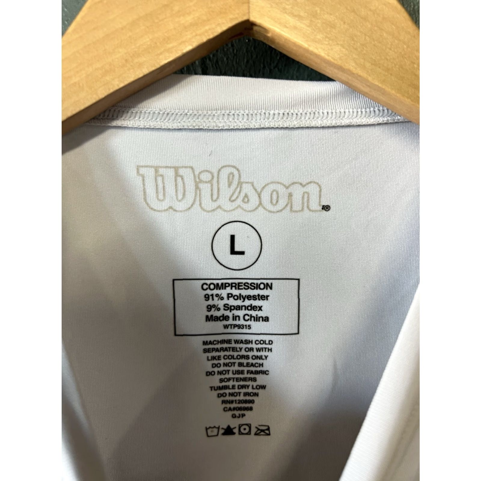 Wilson Wilson Protec Mens White Long Sleeve Compression Shirt Size Large Size US L / EU 52-54 / 3 - 3 Thumbnail