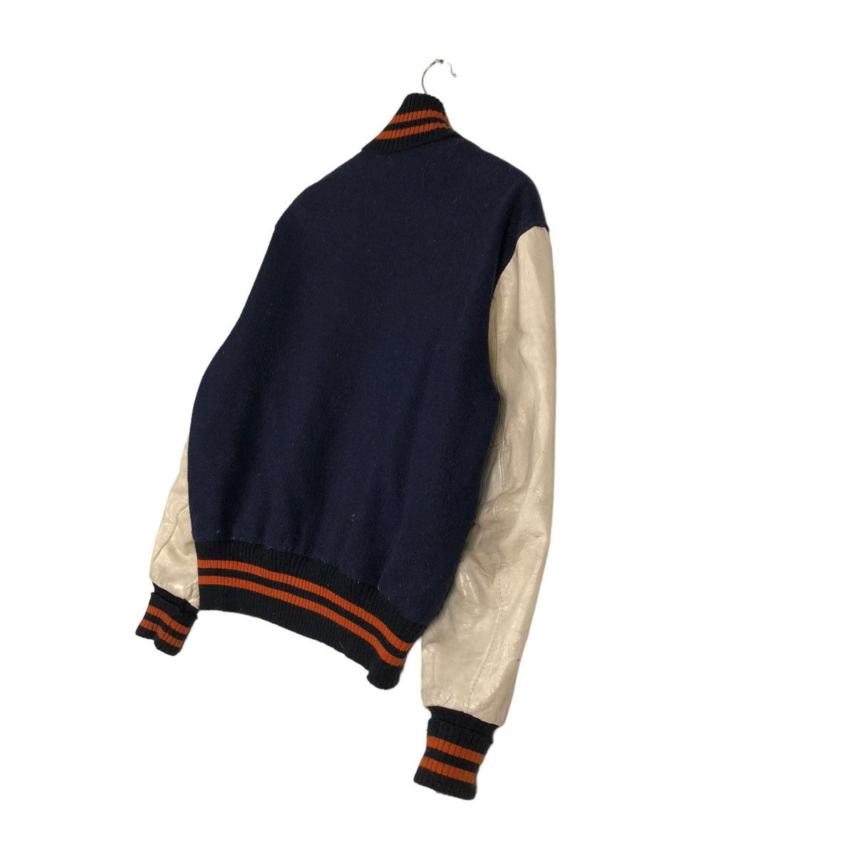 Toyo Enterprises 🔥VINTAGE LEATHER VARSITY JACKET DELONG USA CHICAGO BEARS Size US M / EU 48-50 / 2 - 12 Thumbnail