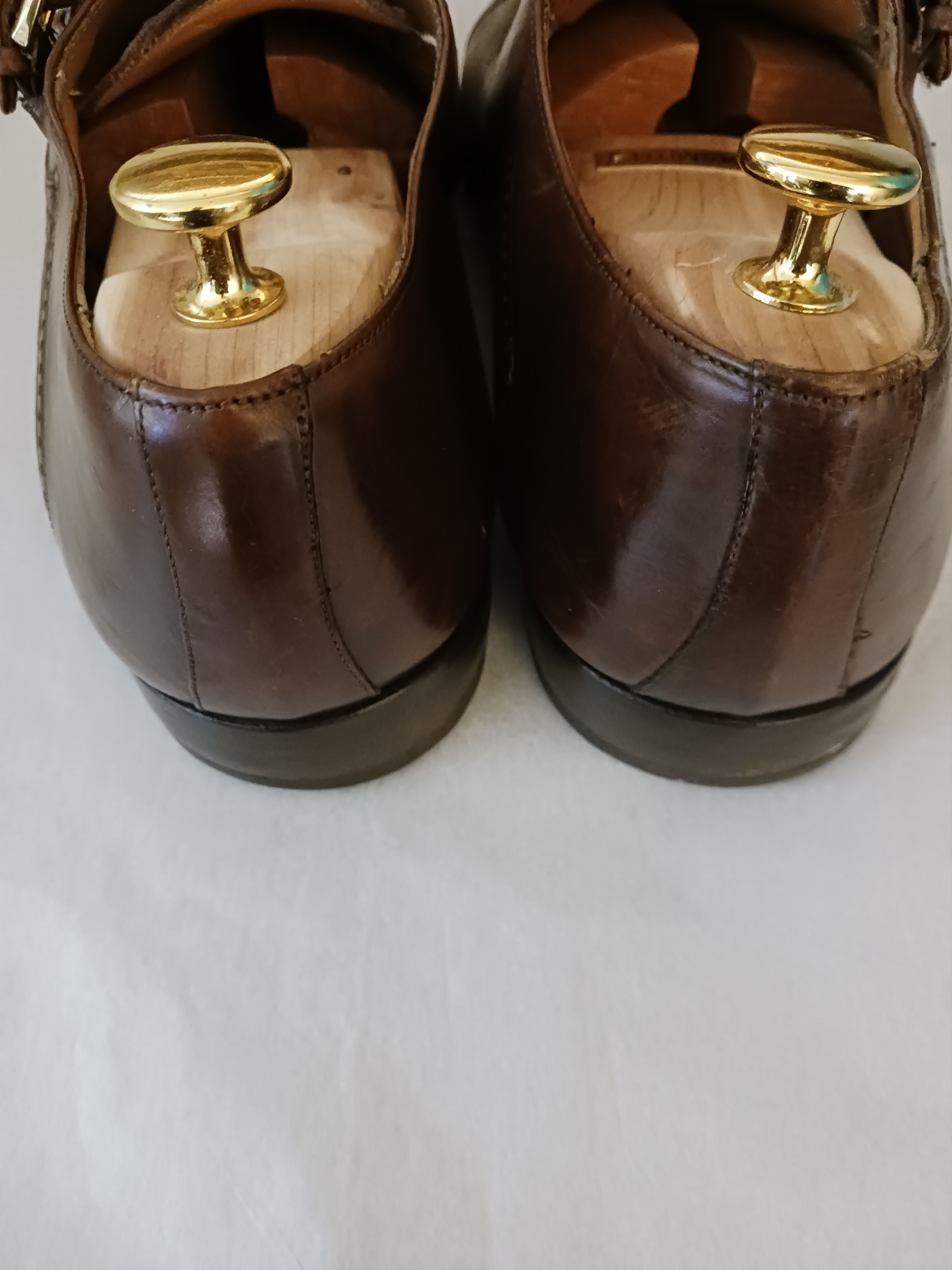 Mezlan 100% Leather Portofino Monk Strap Shoes Size US 10.5 / EU 43-44 - 4 Thumbnail