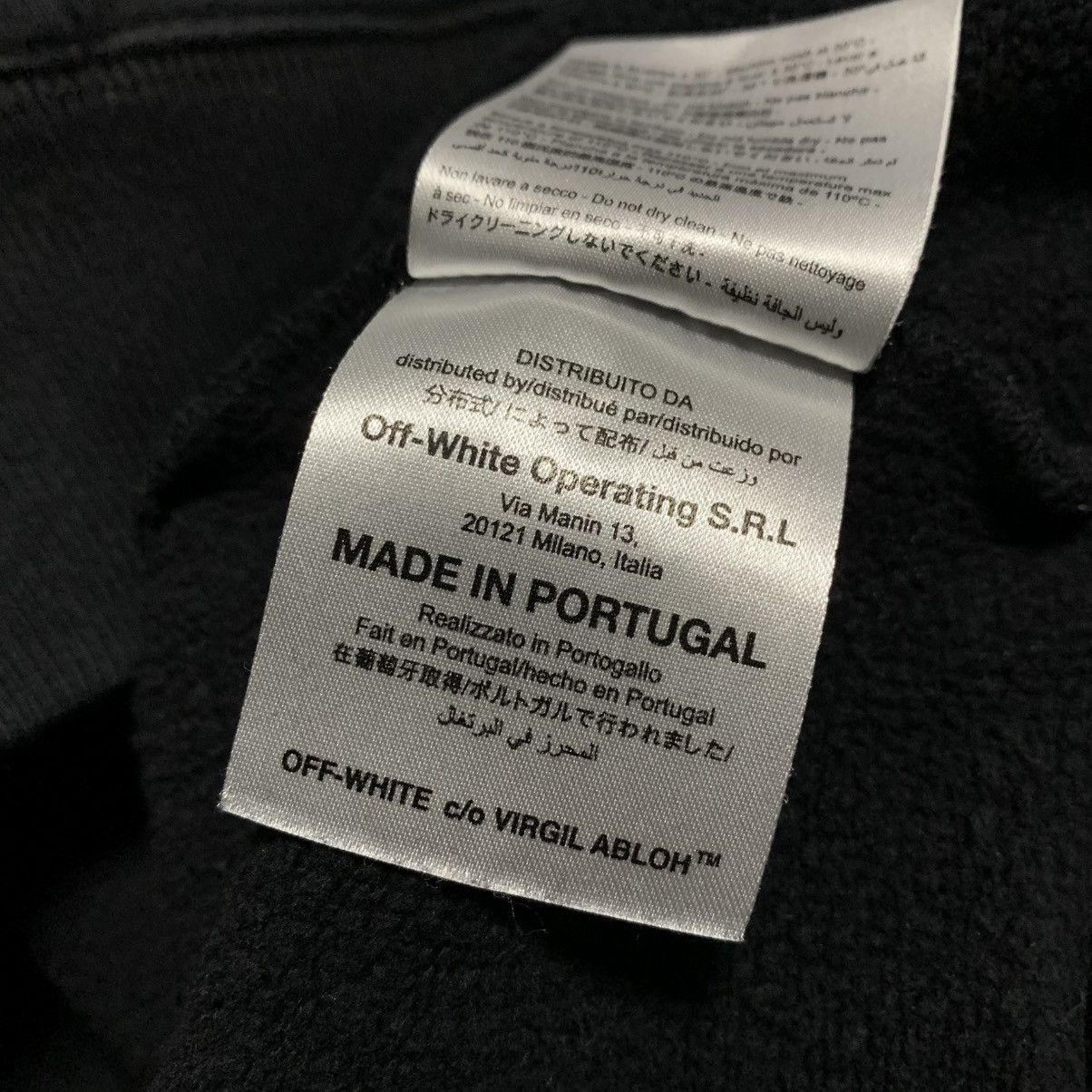 Off-White Off White Medium Wolf Graphic Black Sweatshirt Virgil Abloh Size US M / EU 48-50 / 2 - 8 Thumbnail