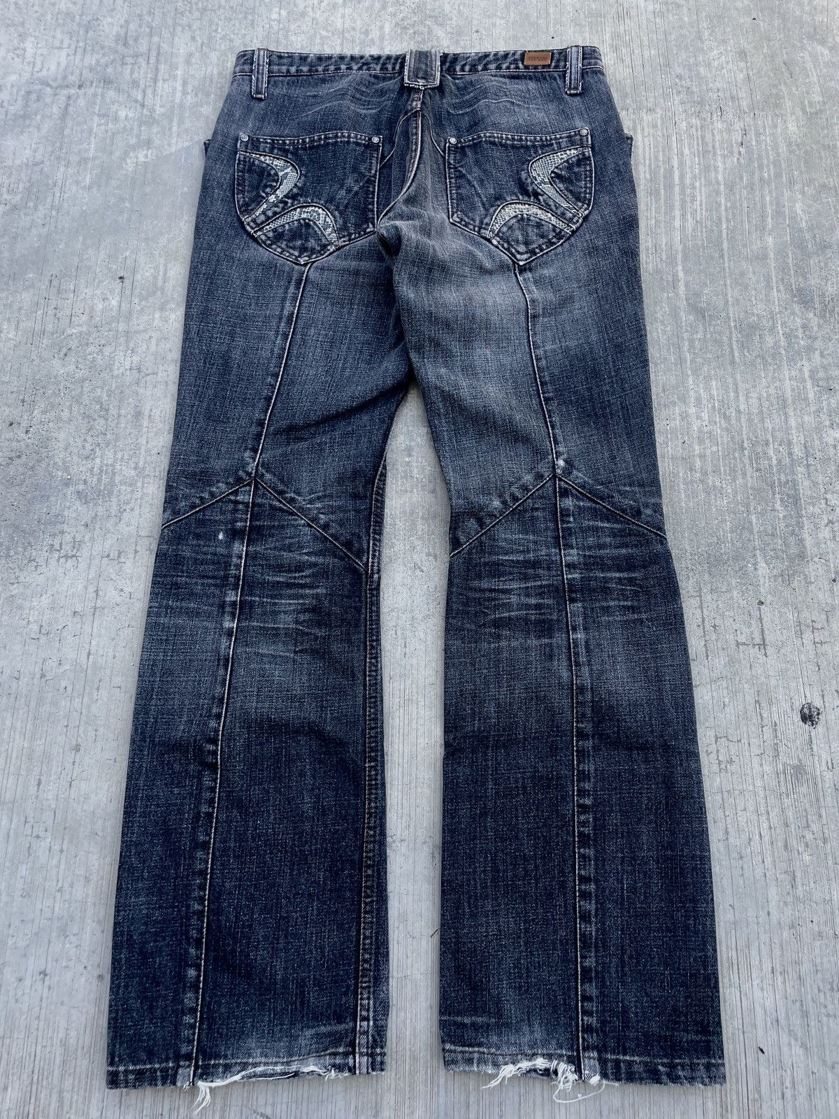 Obelisk 💥RARE💥2000s NICOLE CLUB FOR MEN PYTHON FLARE ARCHIVE PUNK Size US 31 - 1 Thumbnail