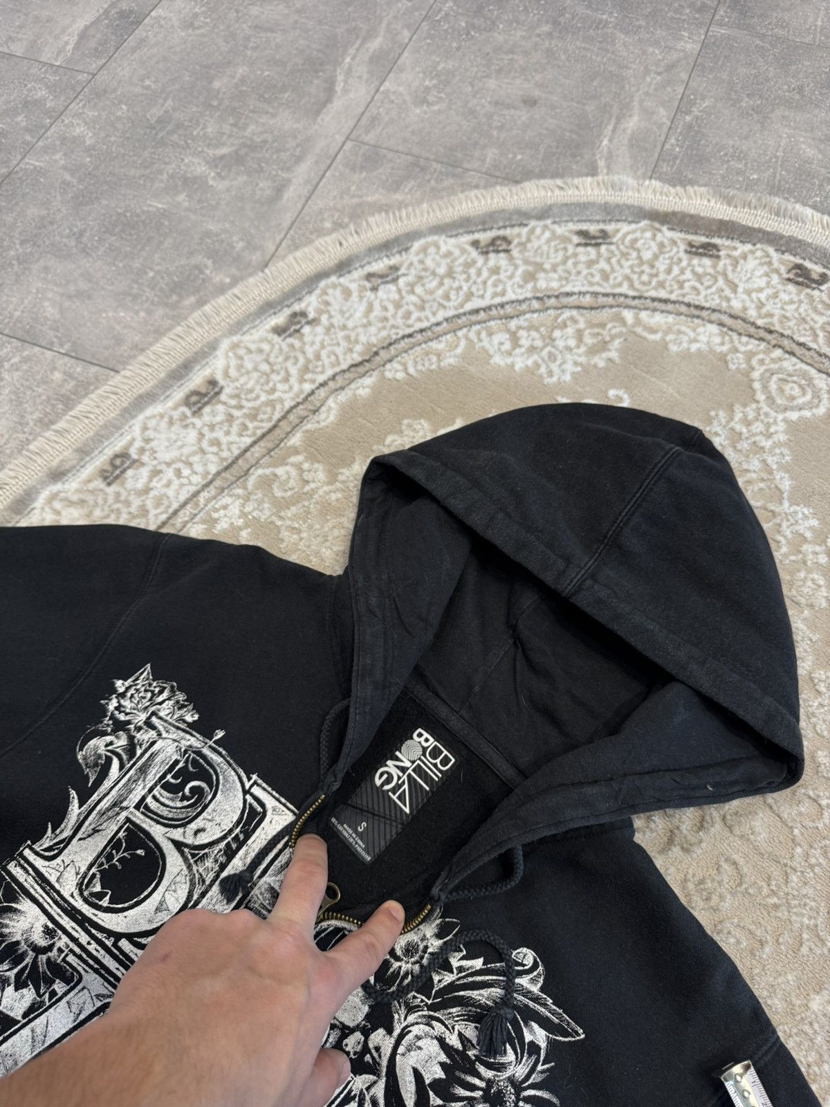 Billabong VINTAGE Y2K BIG LOGO "BILLABONG" ZIP UP HOODIE Size US S / EU 44-46 / 1 - 4 Thumbnail