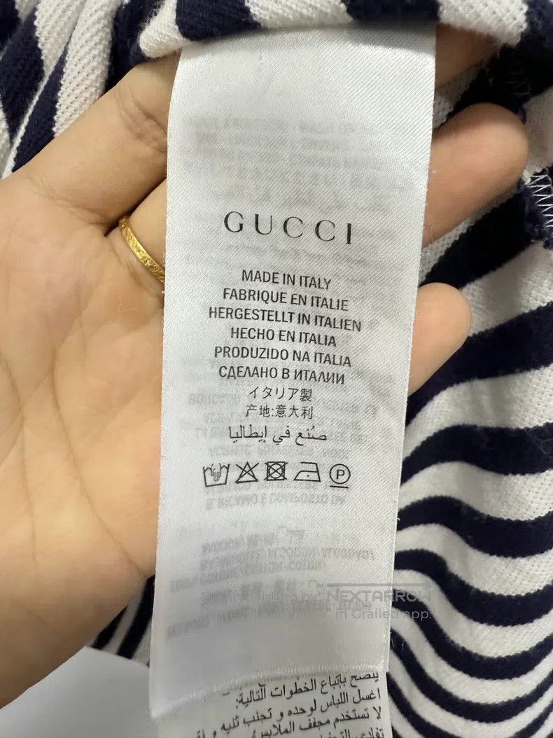 Gucci Gucci Striped short-sleeved shirt Size US M / EU 48-50 / 2 - 4 Thumbnail