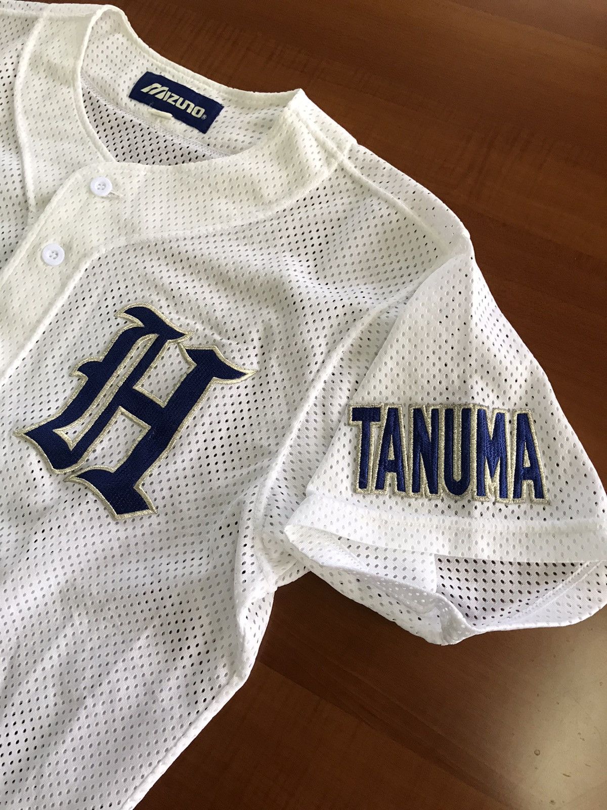 Mizuno Mizuno Vintage Baseball Jersey Size US L / EU 52-54 / 3 - 21 Thumbnail