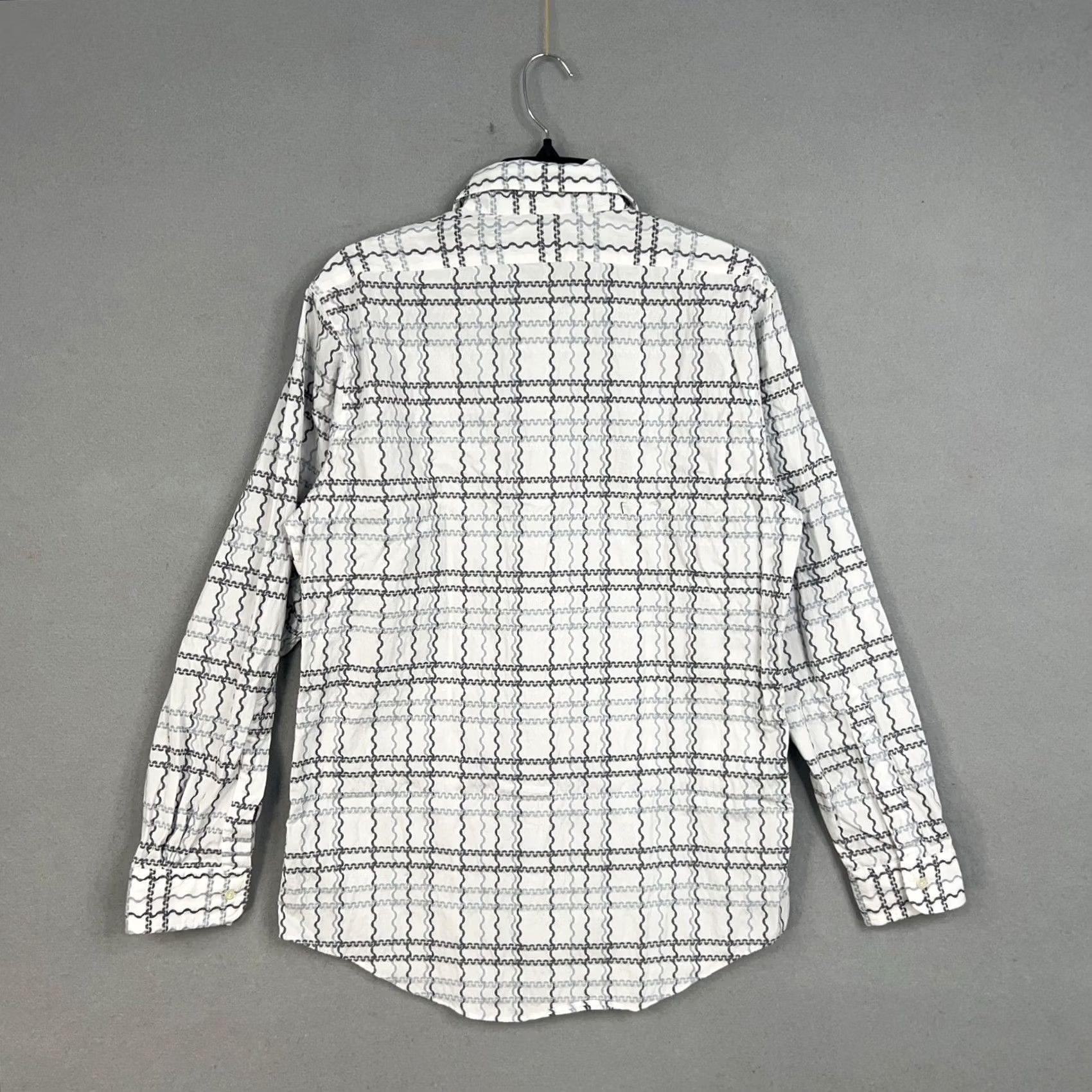 Brooks Brothers Vintage Brooks Brothers Shirt Mens Medium White Gray Plaid Slim Fit USA Made Size US M / EU 48-50 / 2 - 5 Thumbnail