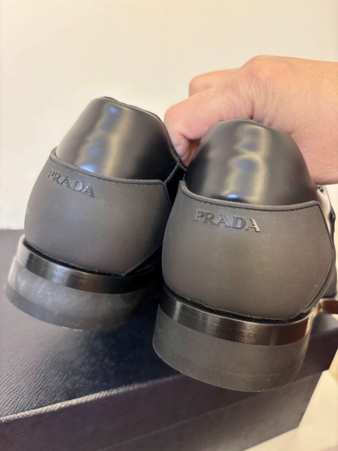 Prada Prada Tech Armor Leather Shoe US9 (43-44) Rare 100% New Size US 10 / EU 43 - 6 Thumbnail