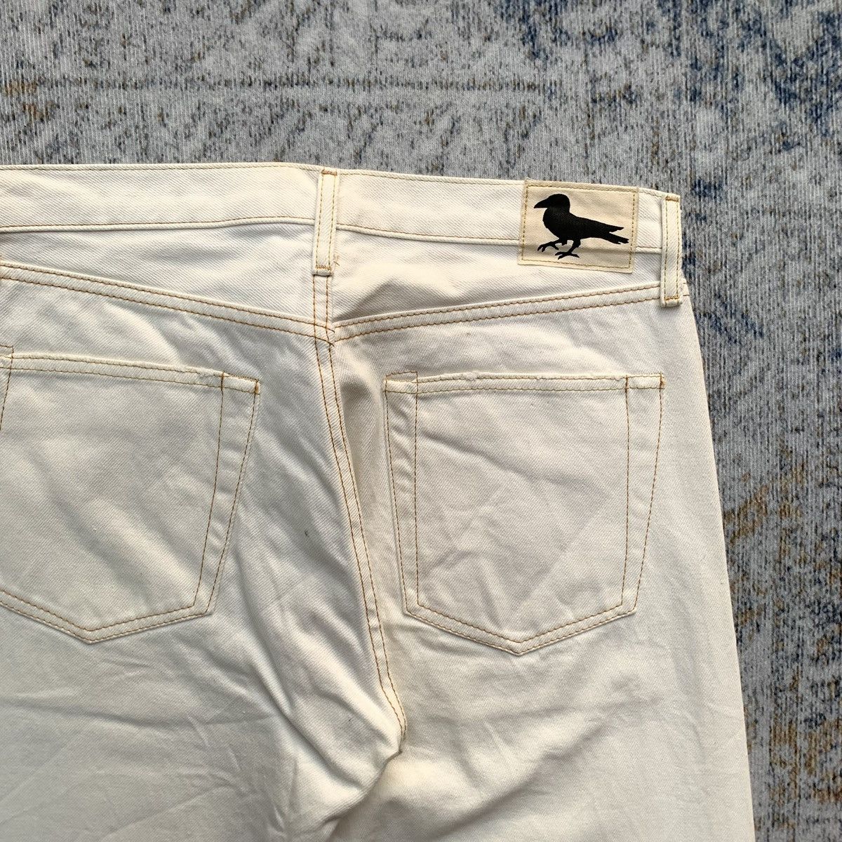 Japanese Brand Japanese Brand Crows Selvedge Redline Raw Denim Jeans Size US 32 / EU 48 - 6 Thumbnail