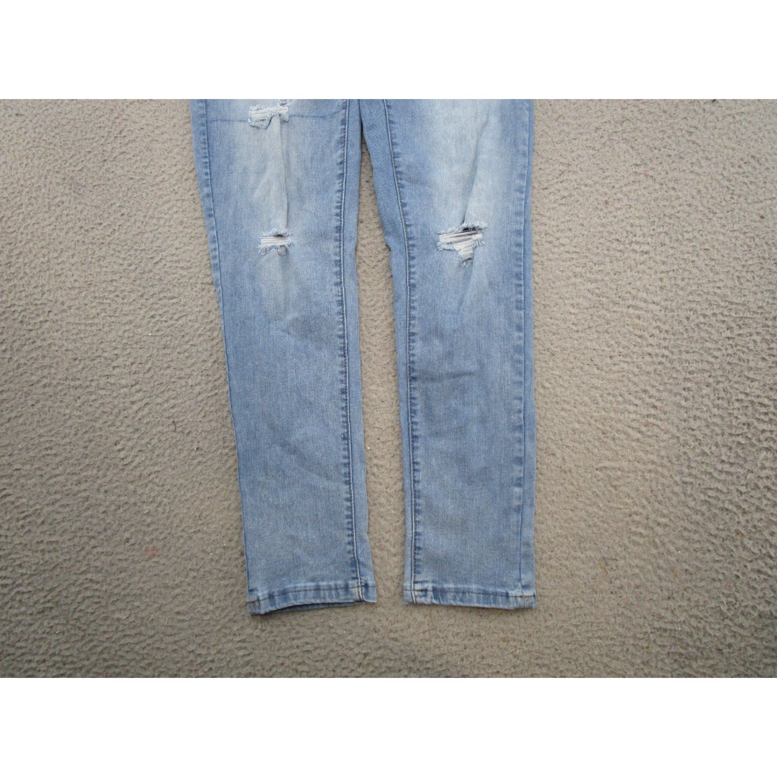 Vintage Wallflower Jeans Overalls Denim Bibs Jeans Wallflower Slim 90s Womens Blue Size S Stretch Pencil Pocket 5-Pocket Design Button Size 28" / US 6 / IT 42 - 2 Thumbnail