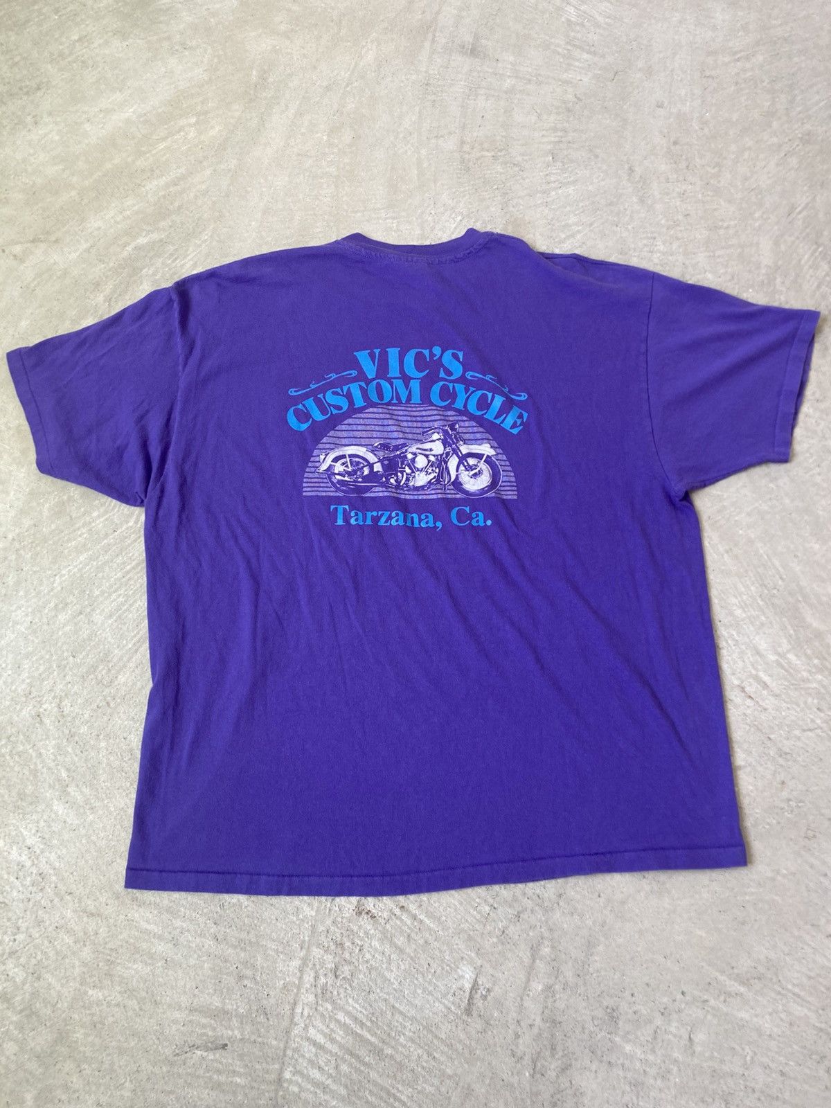 Hanes Vic’s Custom Cycle Motorcycle Pocket TShirt Size US XXL / EU 58 / 5 - 5 Thumbnail
