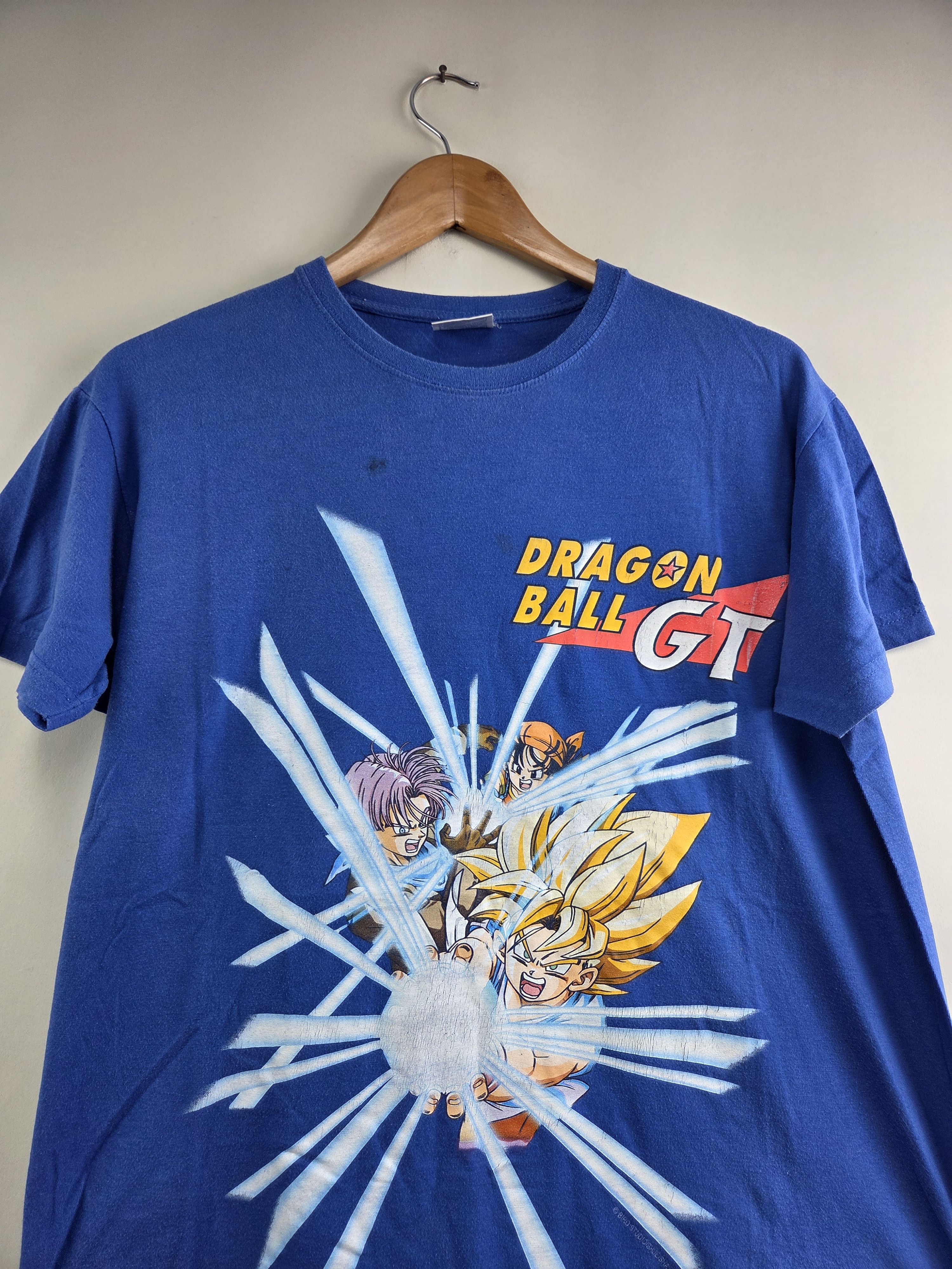 Anime × Japanese Brand × Vintage 00s Dragon Ball GT Anime Tee M 21" 25" Size US M / EU 48-50 / 2 - 2 Thumbnail