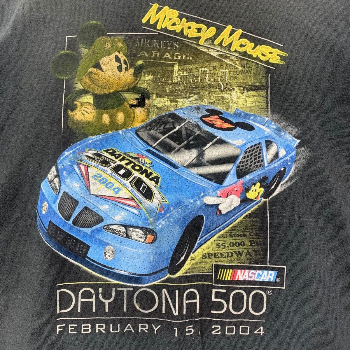 NASCAR Vintage 2004 Daytona 500 Mickey Mouse NASCAR Tshirt Size US S / EU 44-46 / 1 - 3 Thumbnail